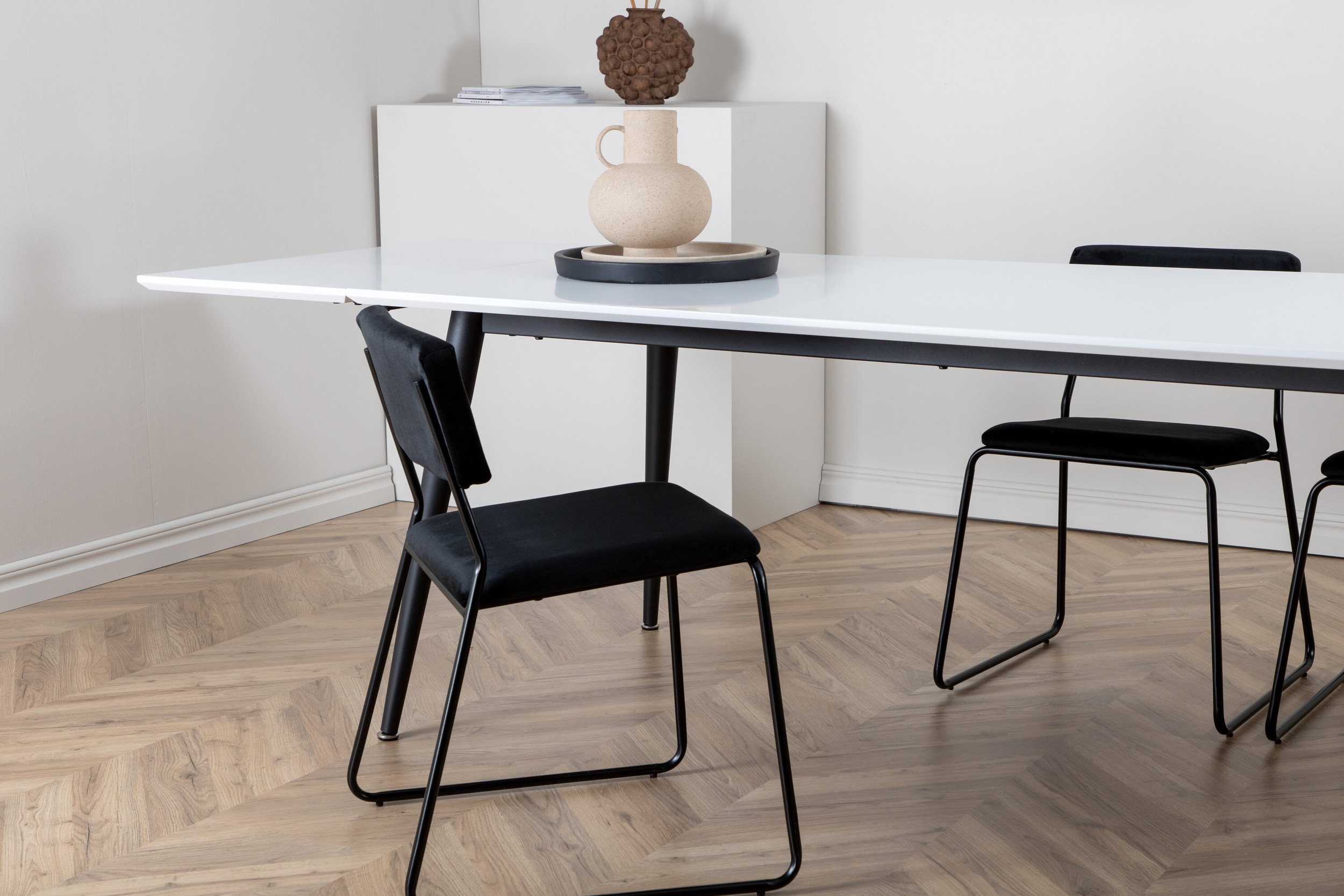 Nohr Uitschuifbare Eettafel 'Niema' HPL, 195/285 x 90cm