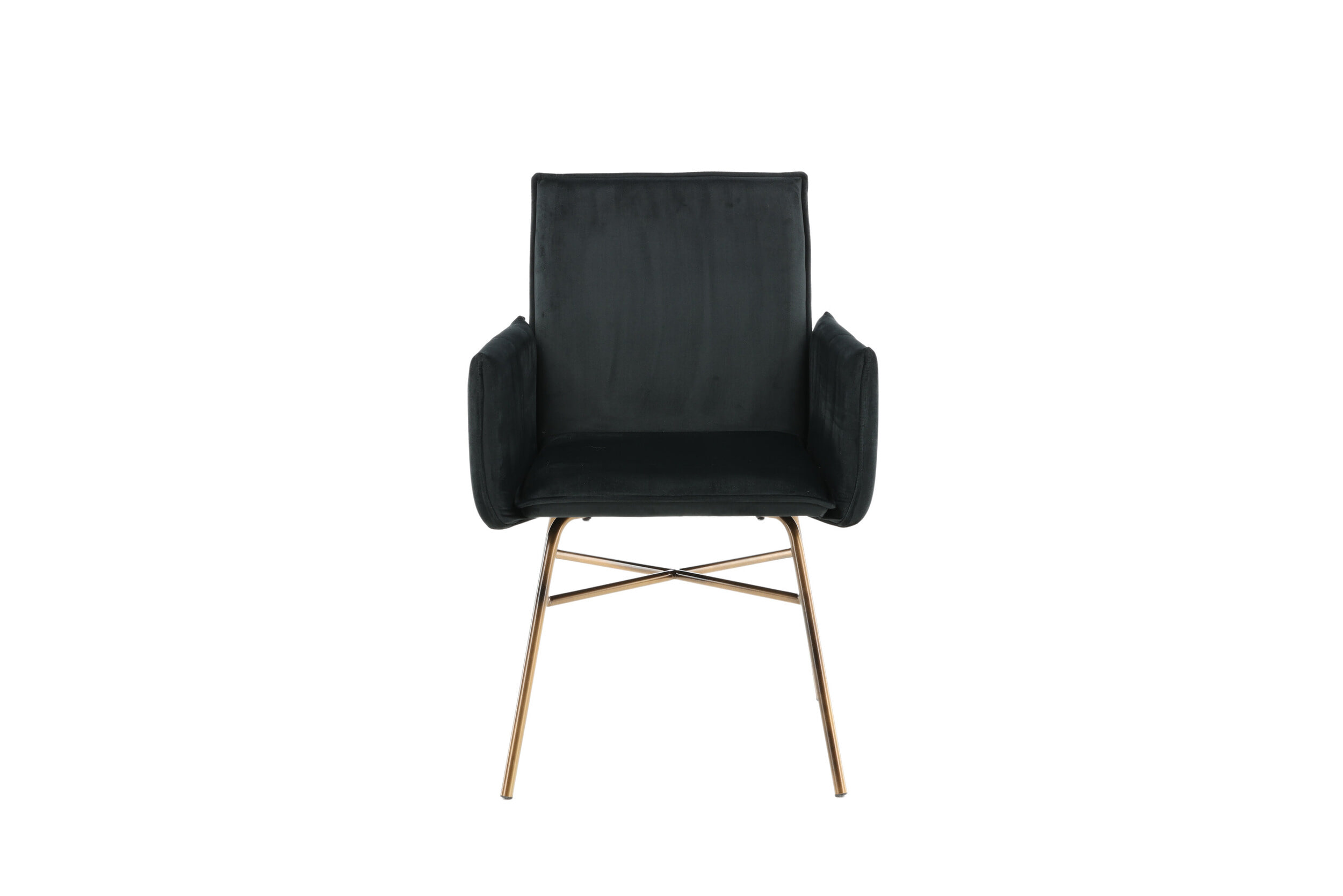 Nohr Eetkamerstoel 'Mikella' Velvet, kleur Zwart