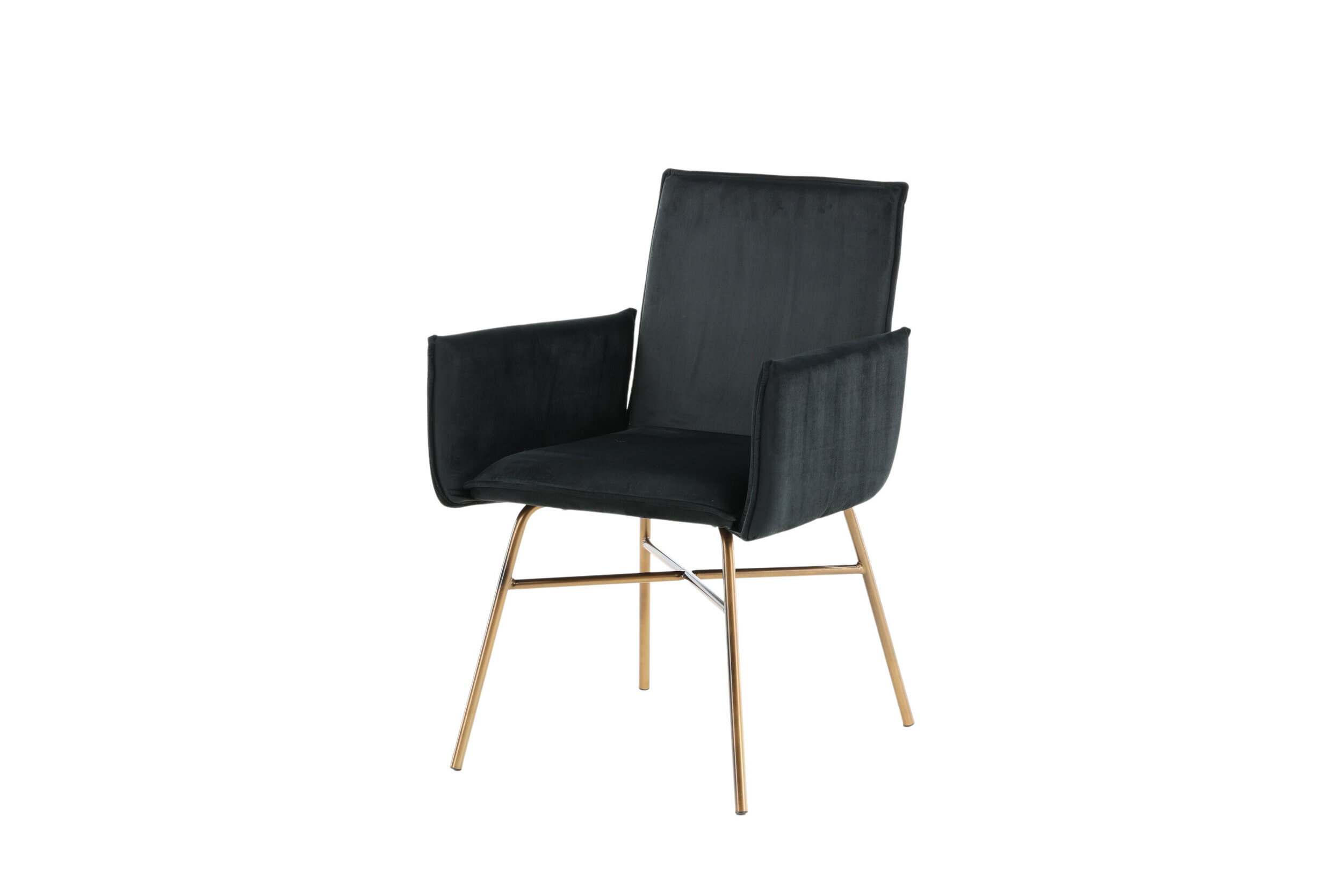 Nohr Eetkamerstoel 'Mikella' Velvet, kleur Zwart