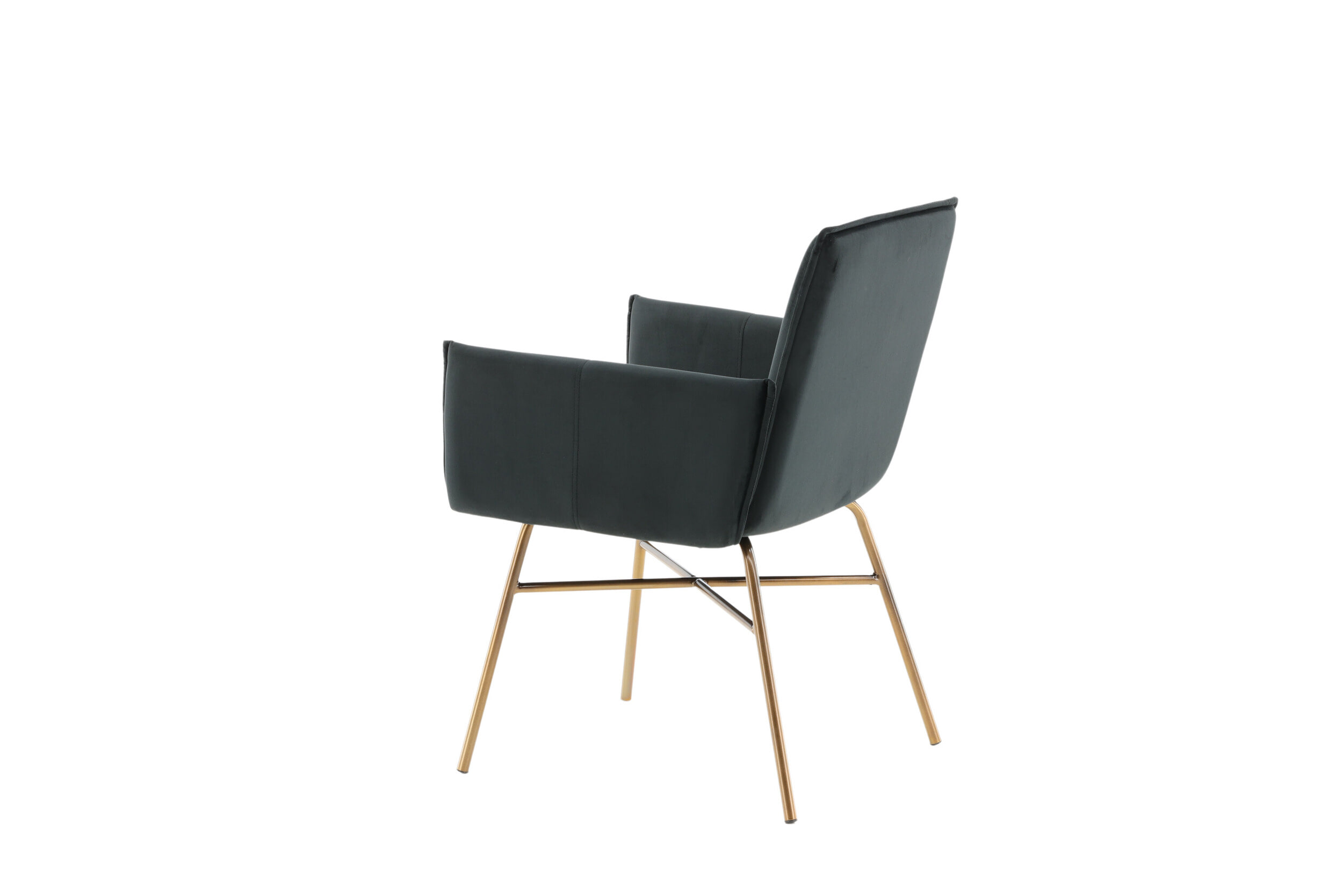 Nohr Eetkamerstoel 'Mikella' Velvet, kleur Zwart