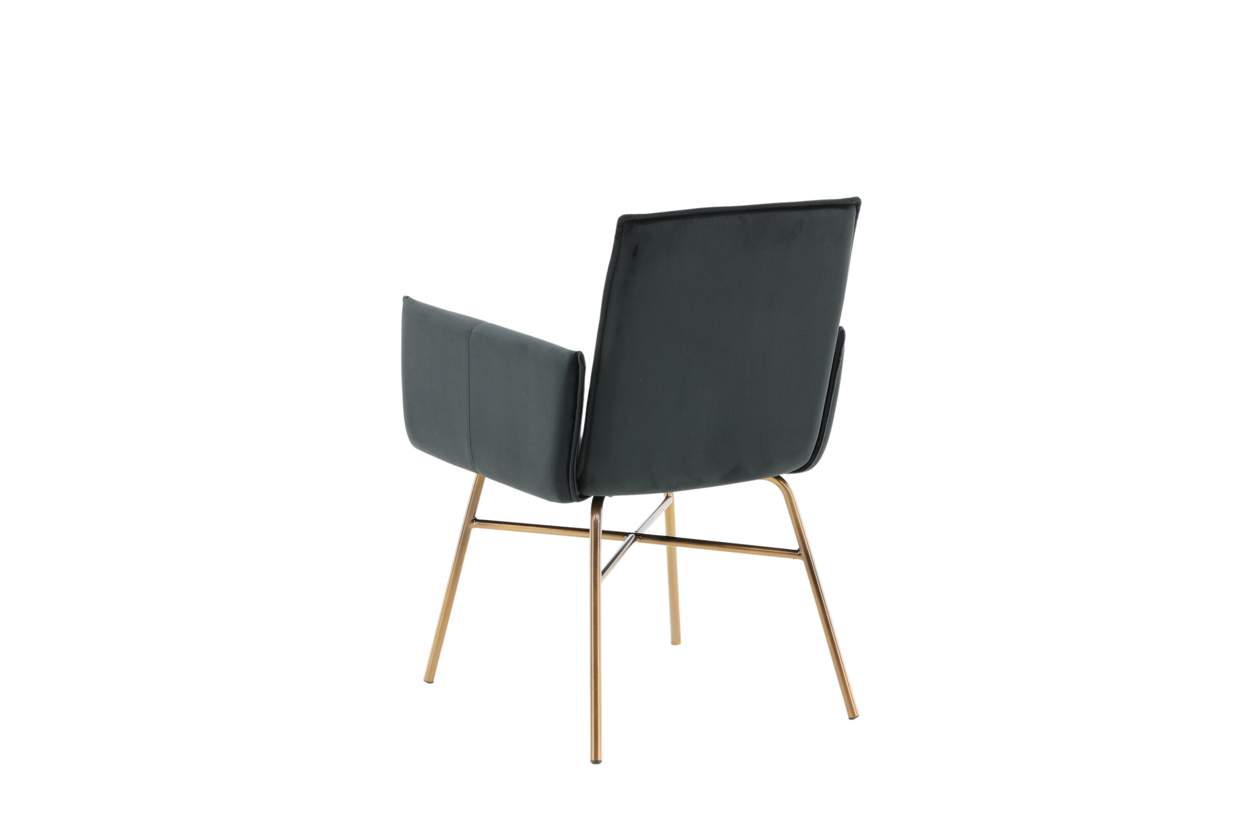 Nohr Eetkamerstoel 'Mikella' Velvet, kleur Zwart