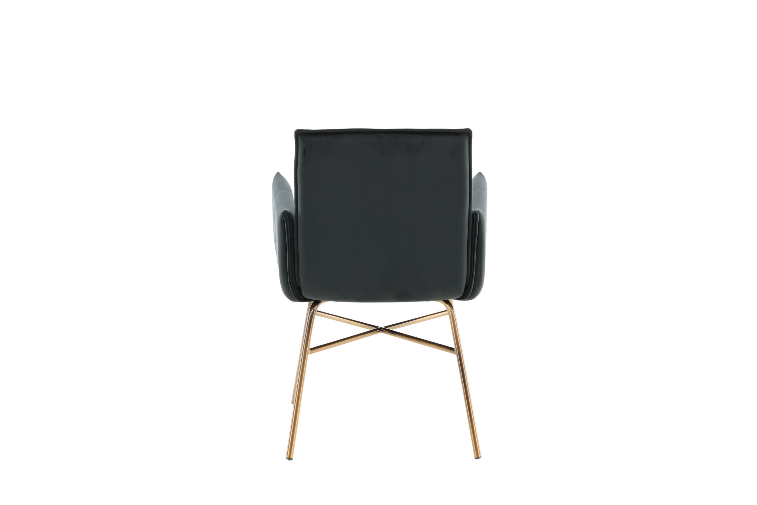 Nohr Eetkamerstoel 'Mikella' Velvet, kleur Zwart