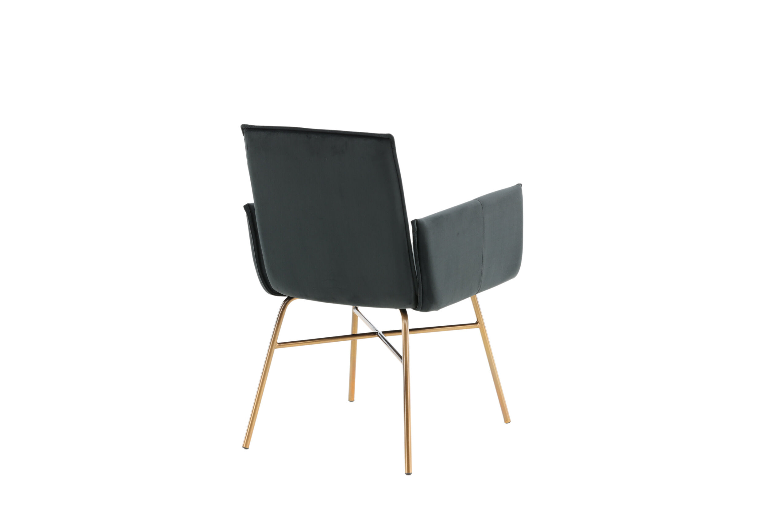 Nohr Eetkamerstoel 'Mikella' Velvet, kleur Zwart
