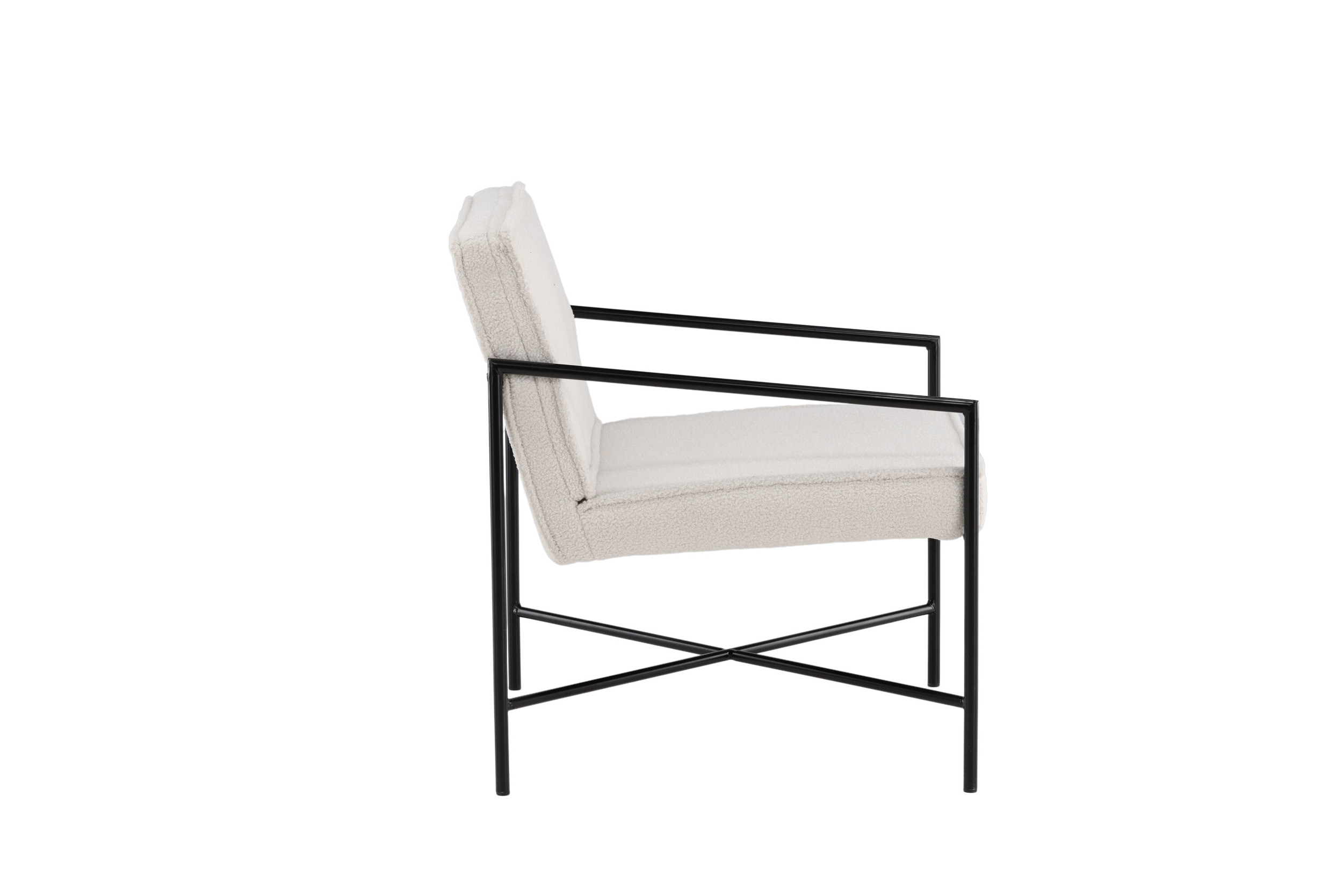 Nohr Fauteuil 'Sidra' Teddy, kleur Off White