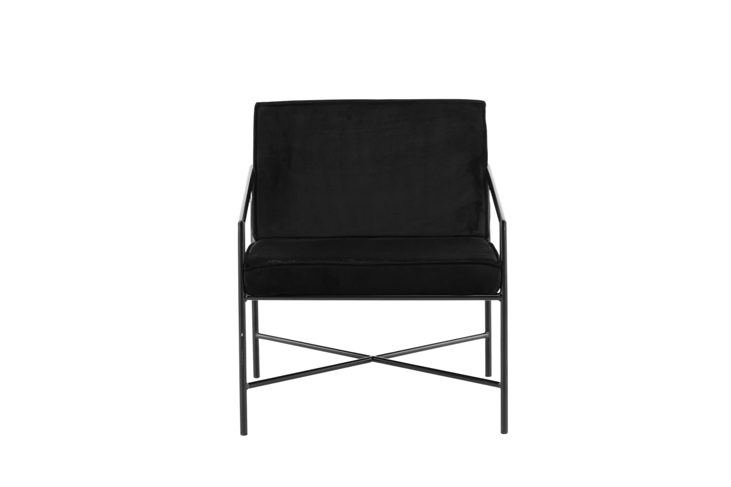 Nohr Fauteuil 'Sidra' Velvet, kleur Zwart