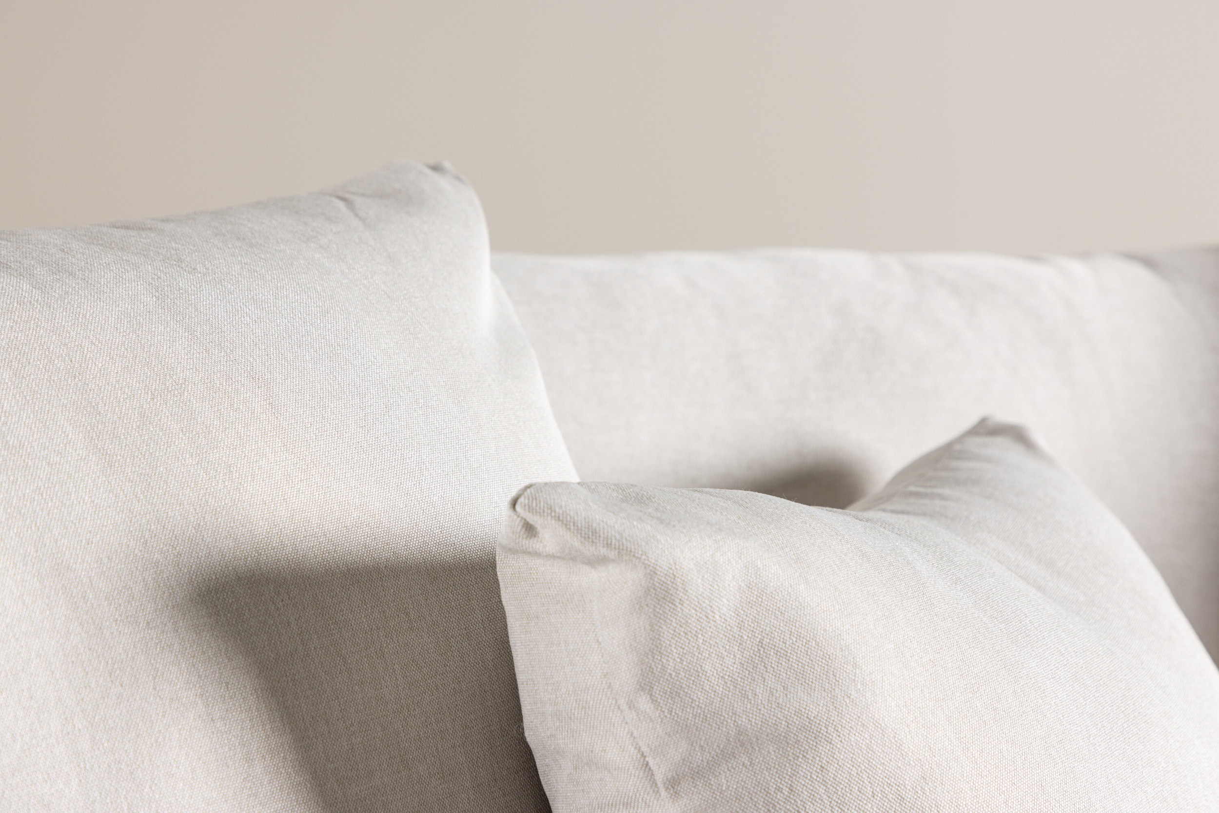 Nohr 3-zits Bank 'Tamora' Linnenlook, kleur Beige
