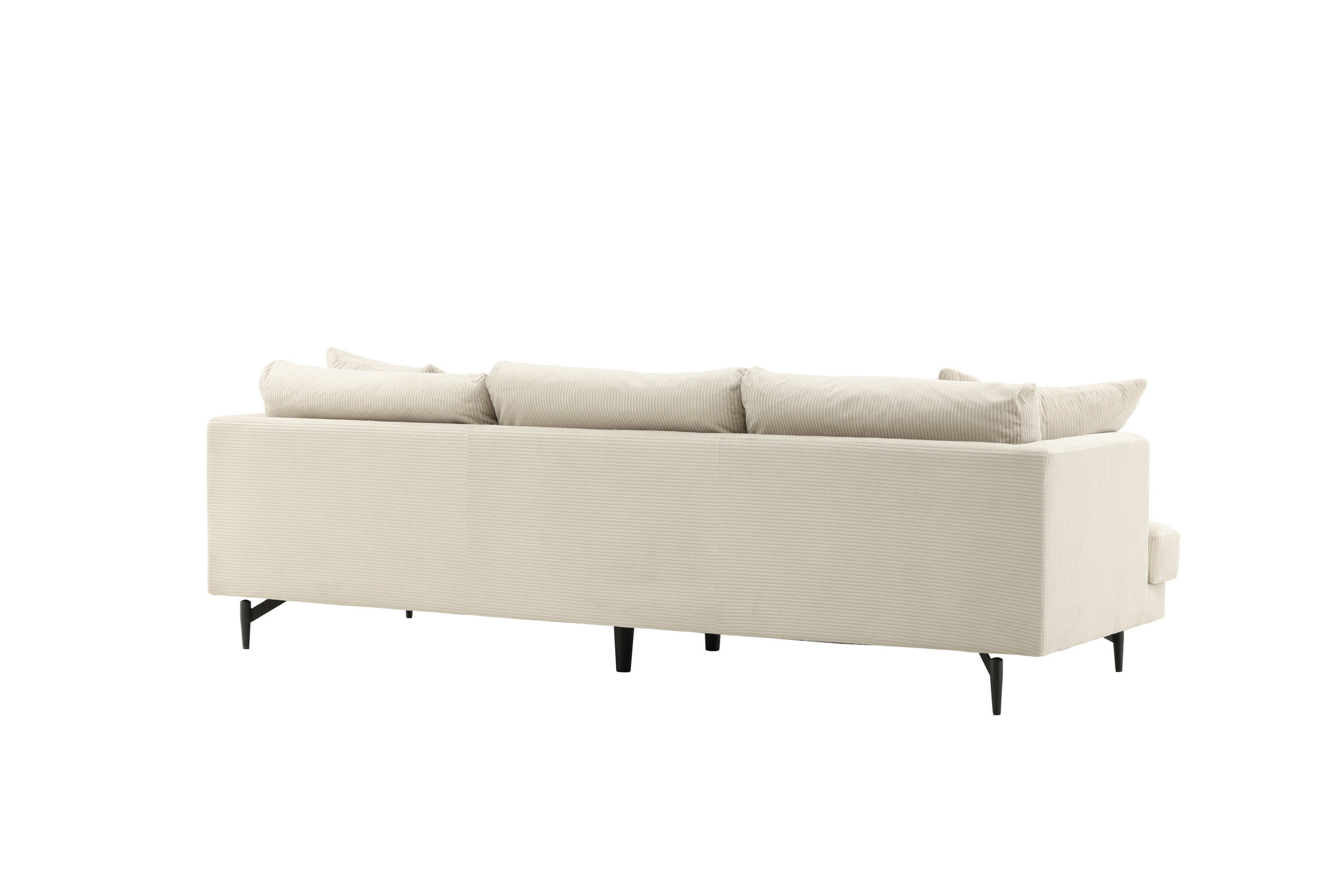 Nohr 3-zits Bank 'Tamora' Rib, kleur Beige