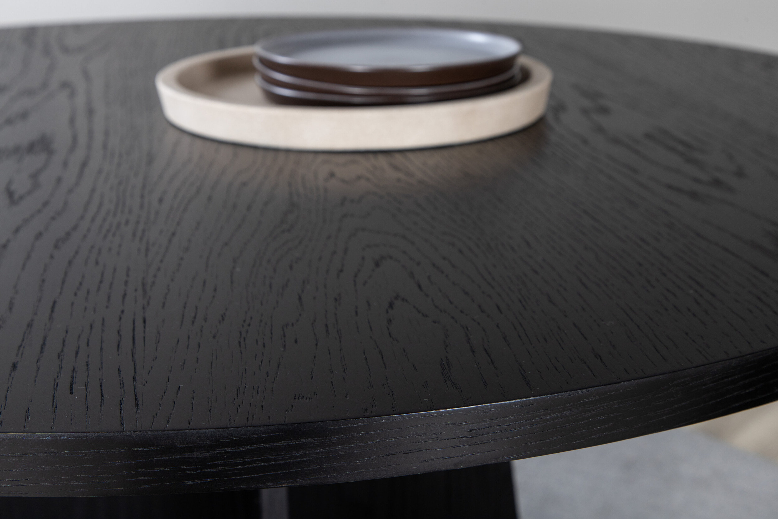 Nohr Ronde Eettafel 'Cynthiaann' 110cm, kleur Zwart