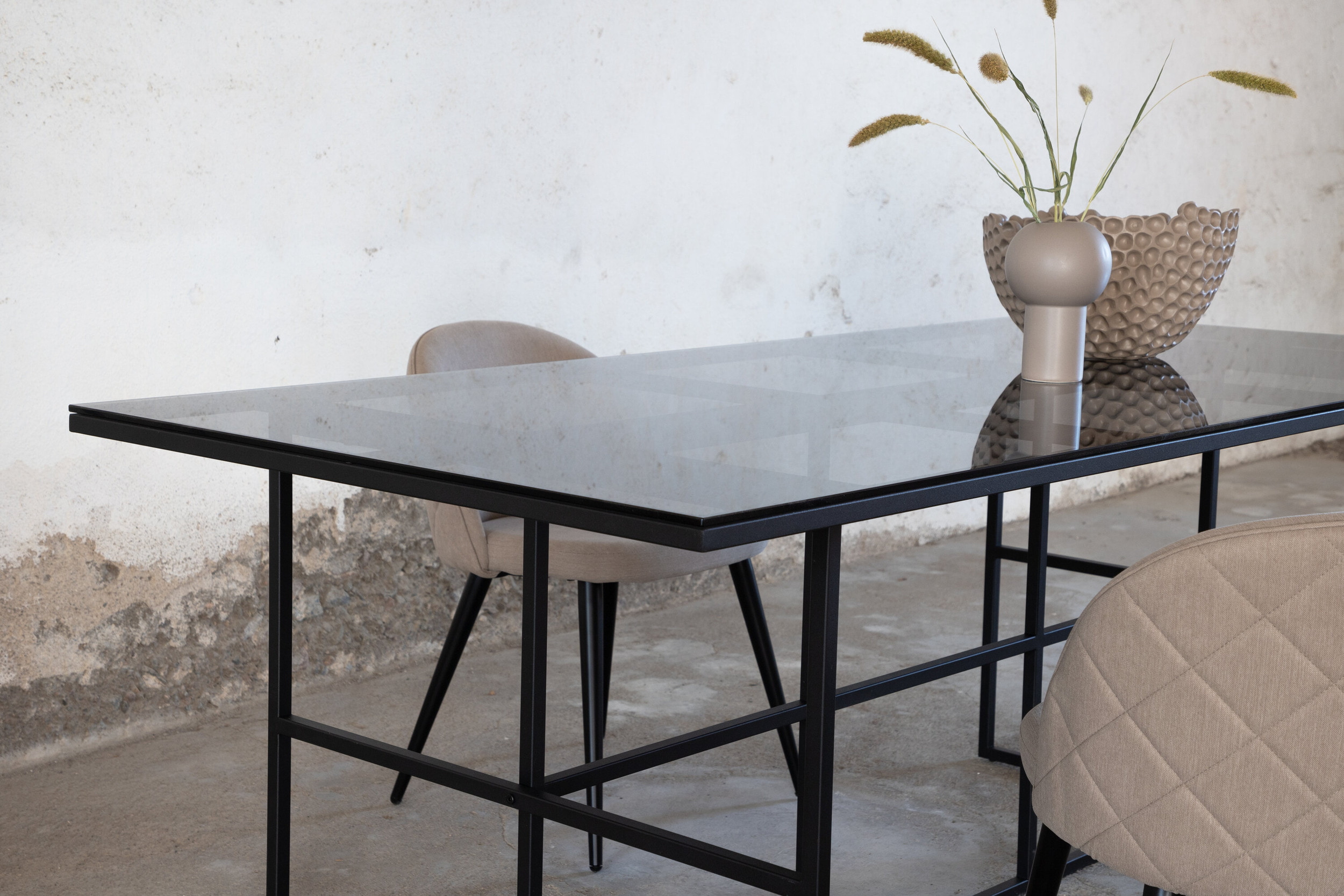 Nohr Eettafel 'Shamyra' Glas, 200 x 90cm