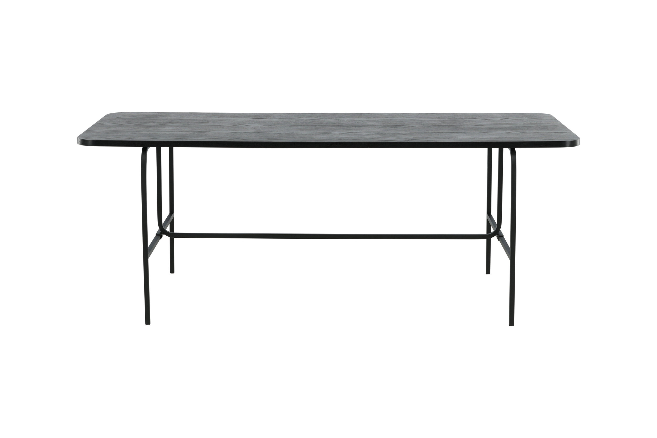 Nohr Eettafel 'Tramel' MDF, 200 x 90cm, kleur Zwart