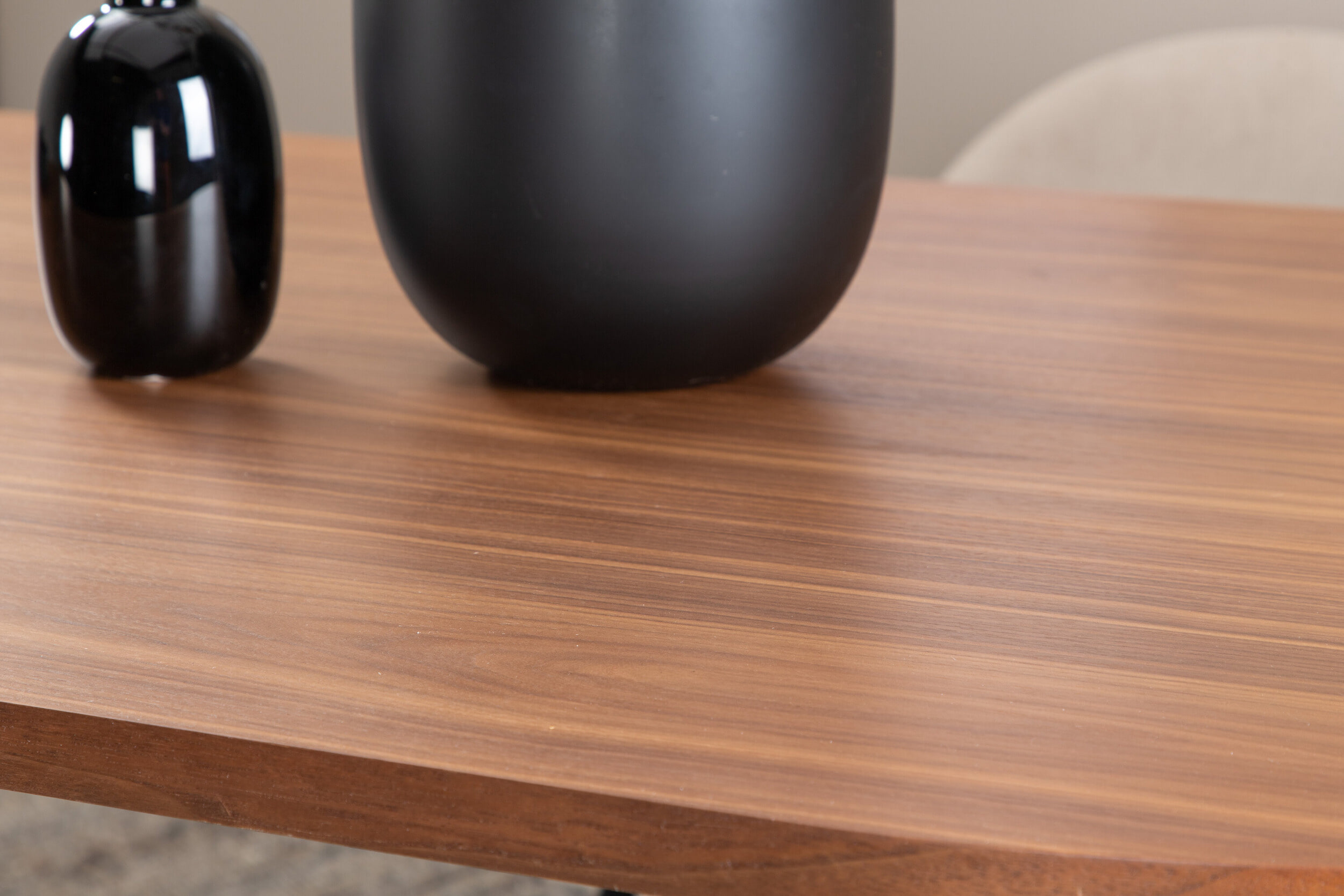 Nohr Deens Ovale Eettafel 'Fionna' 200 x 90cm, kleur Walnoot