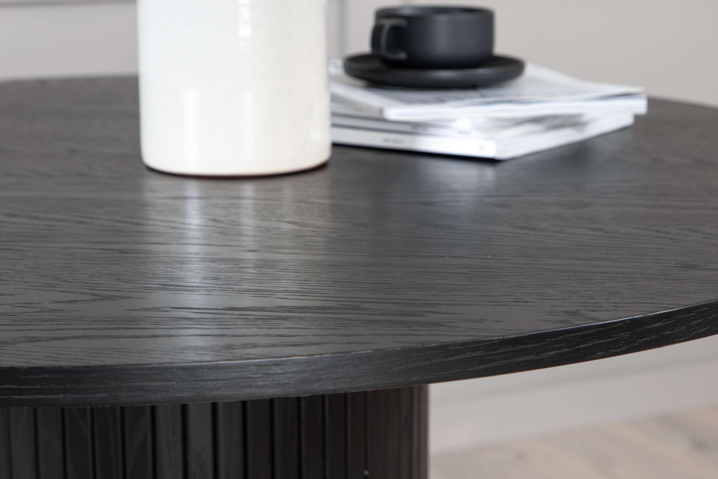 Nohr Ronde Eettafel 'Fionna' MDF 110cm, kleur Zwart