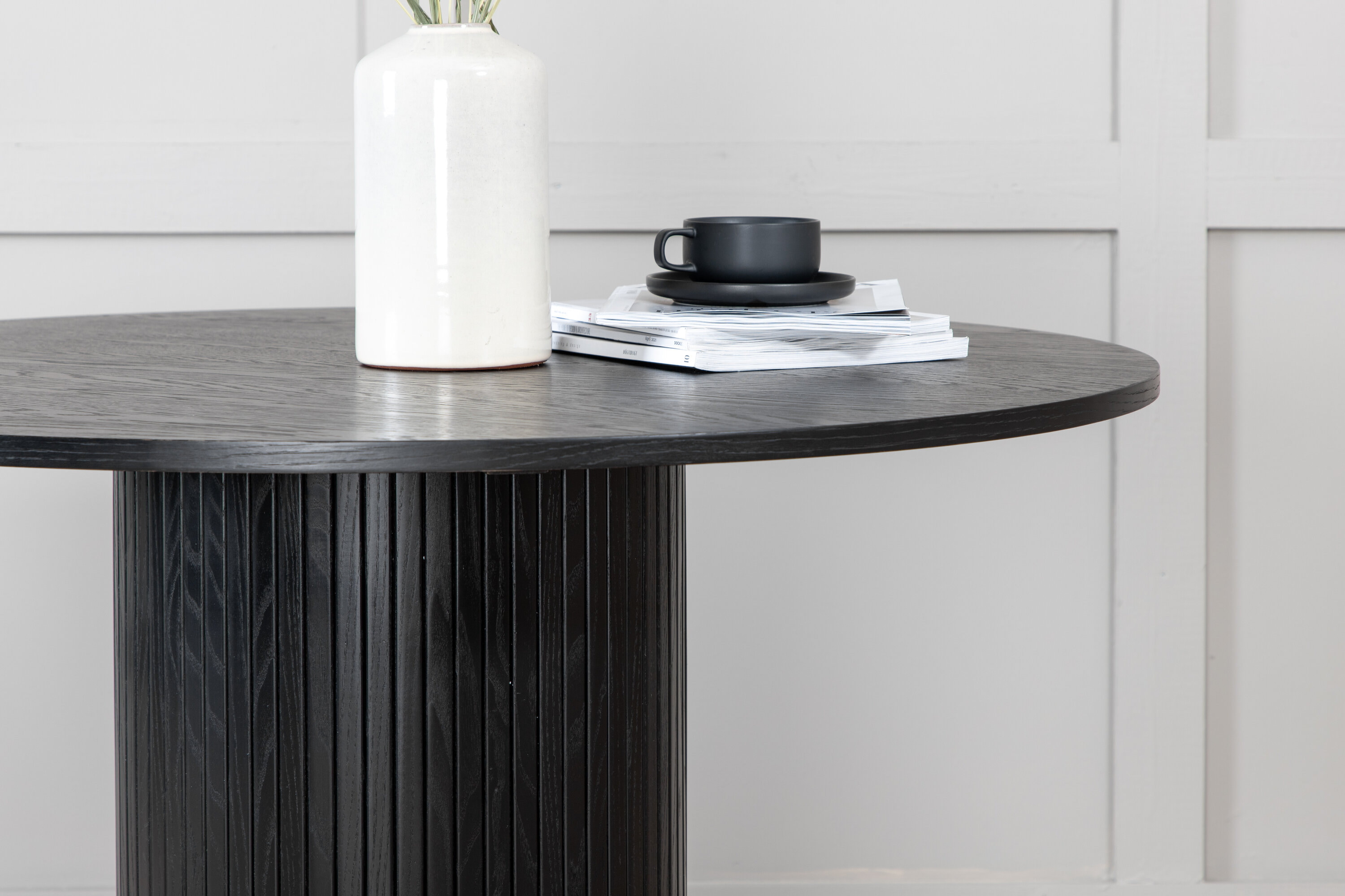 Nohr Ronde Eettafel 'Fionna' MDF 110cm, kleur Zwart