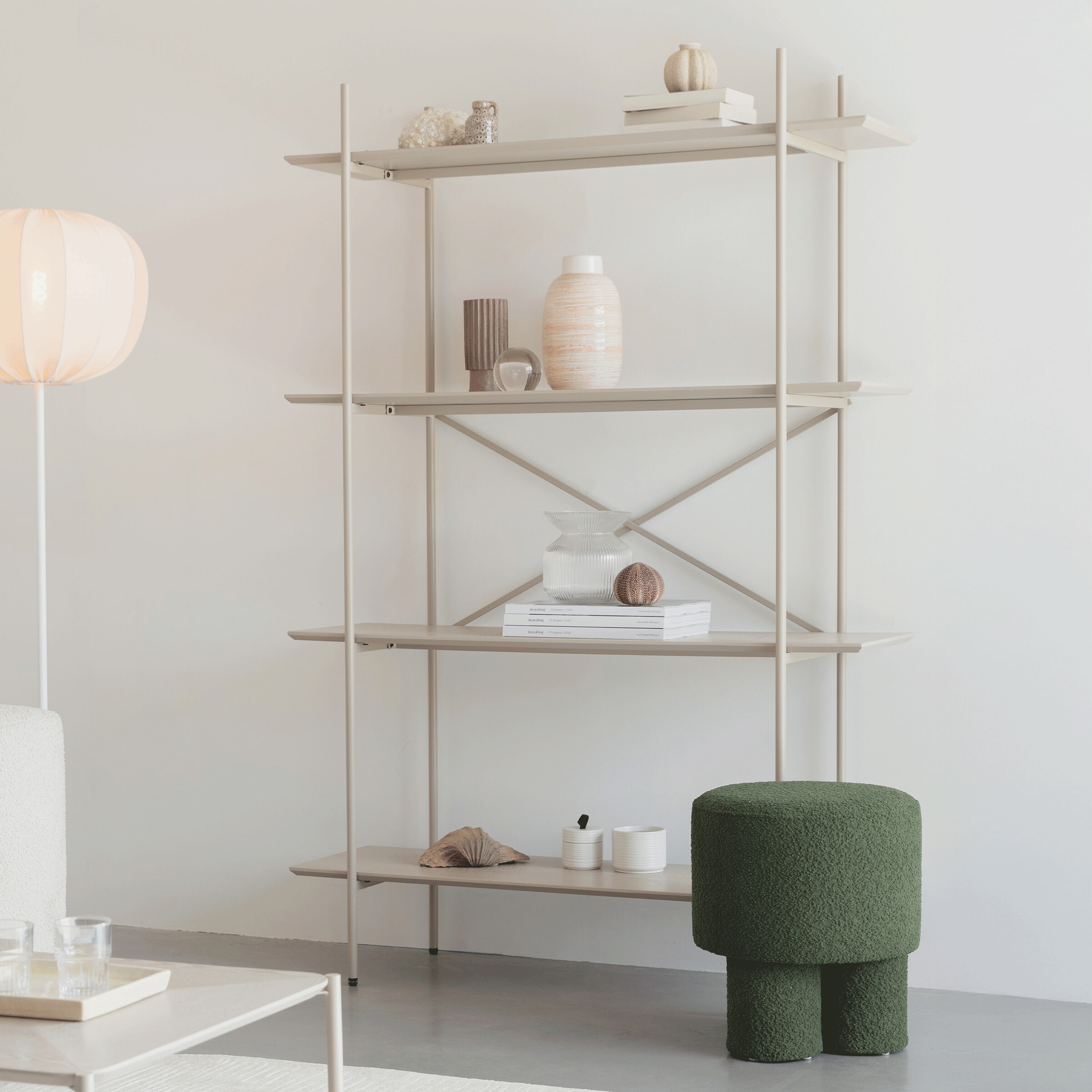 ZILT Wandkast 'Aditya' 180 x 120cm, kleur Beige