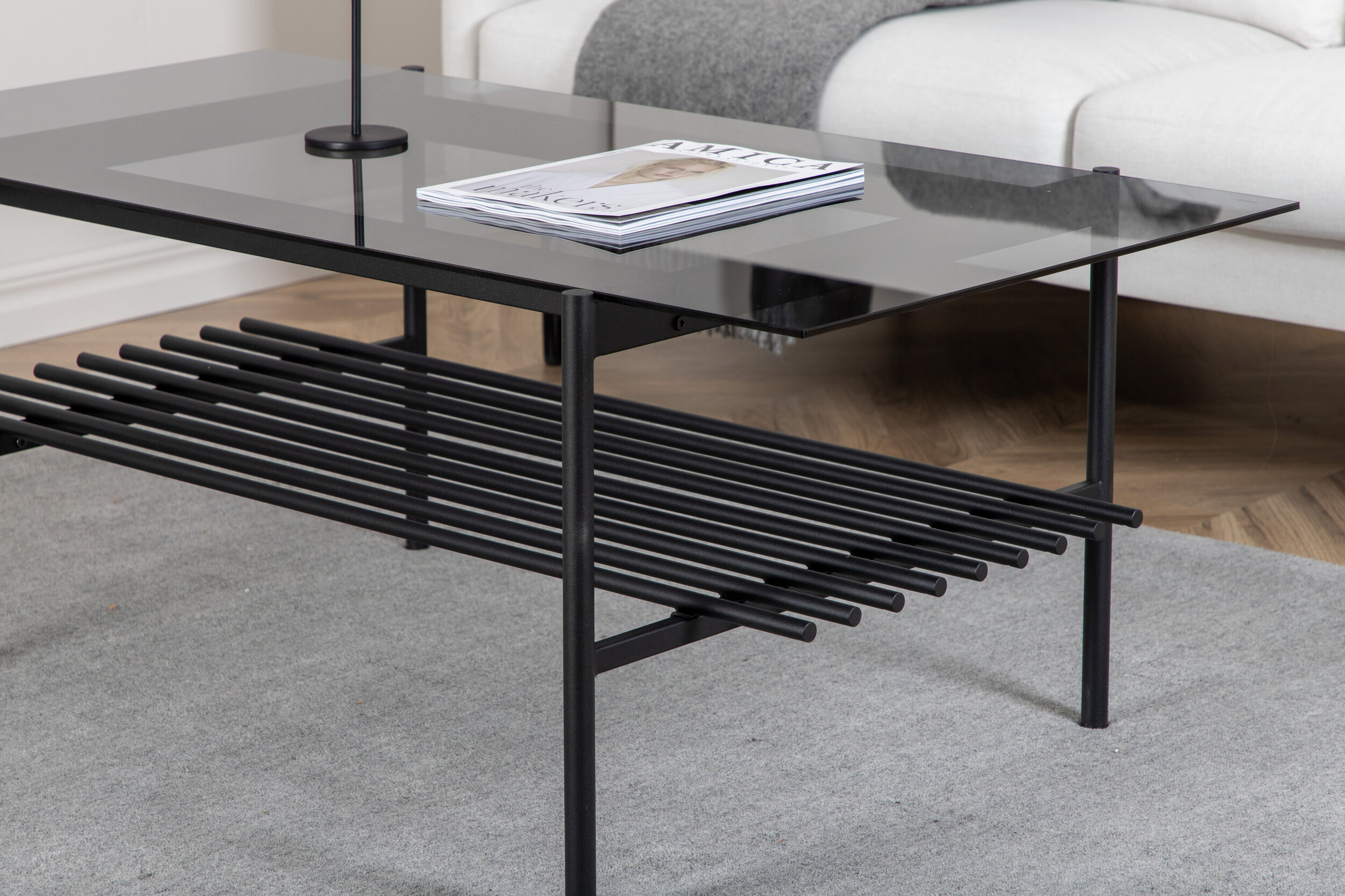 Nohr Salontafel 'Jamol' Smoked glas, 120 x 60cm