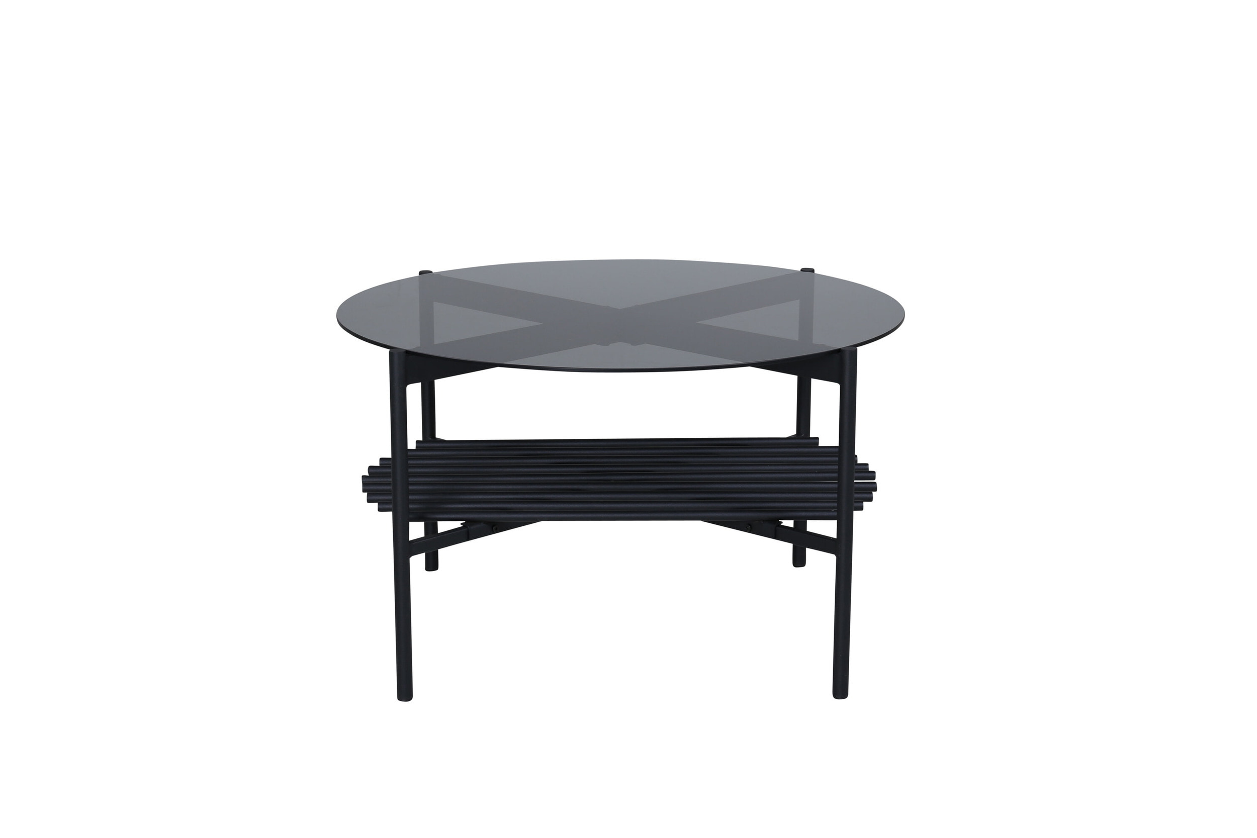 Nohr Ronde Salontafel 'Jamol' Smoked glas, 80cm