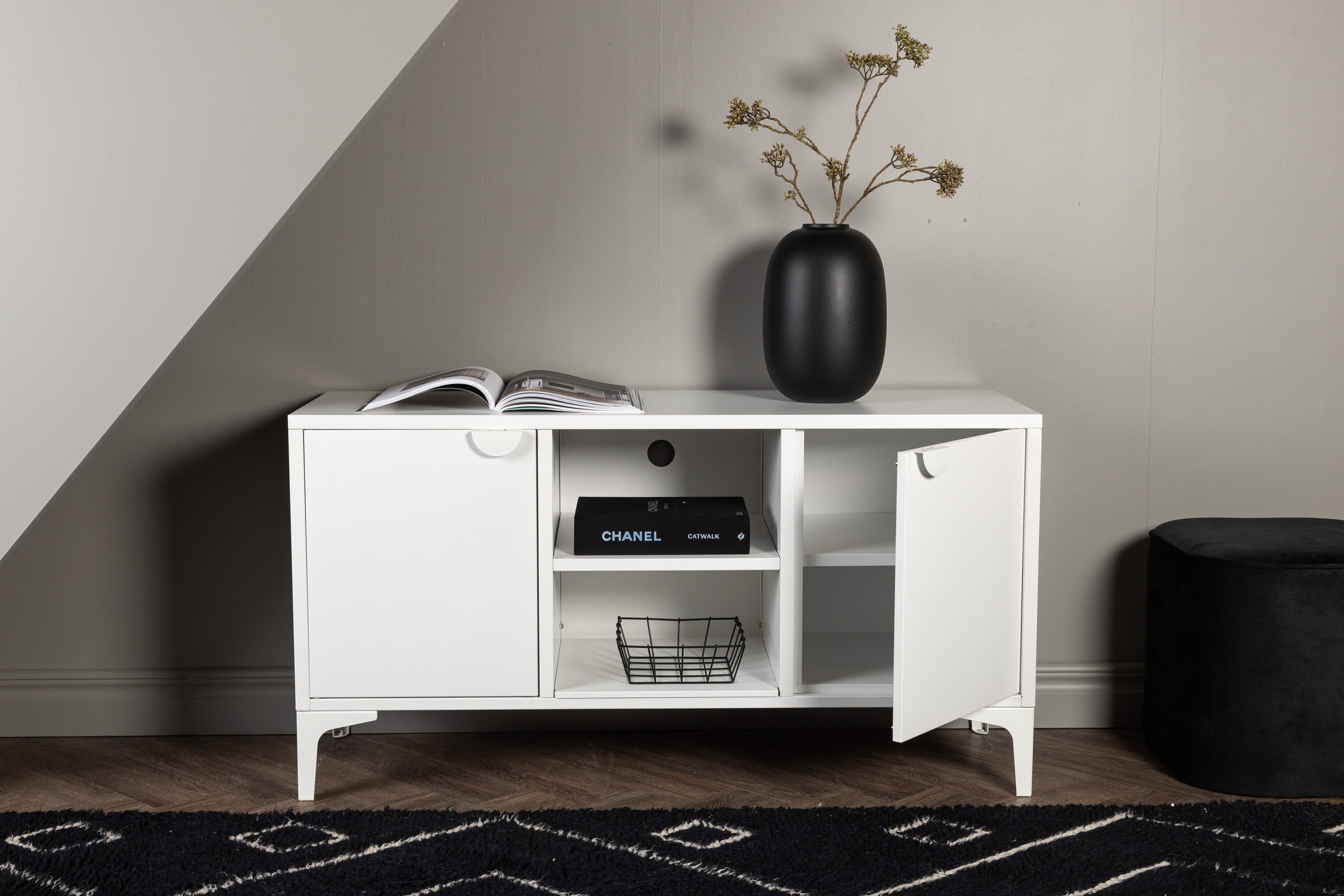 Nohr TV-meubel 'Danyella' 120cm, kleur Wit