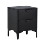 Nohr Nachtkastje 'Danyella' Met 2 laden, Metaal, kleur Zwart