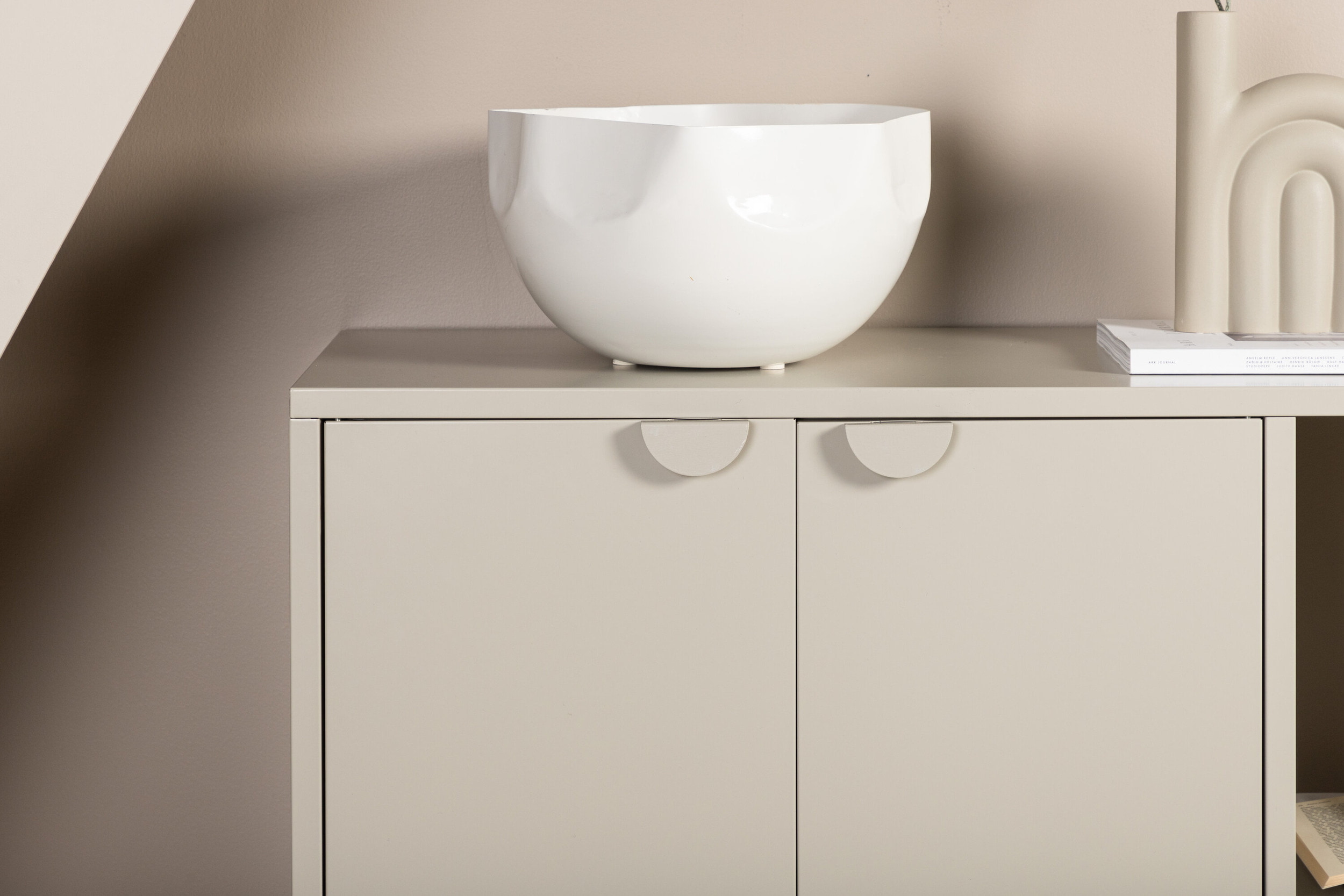 Nohr Dressoir 'Danyella' 110cm, metaal, kleur Beige