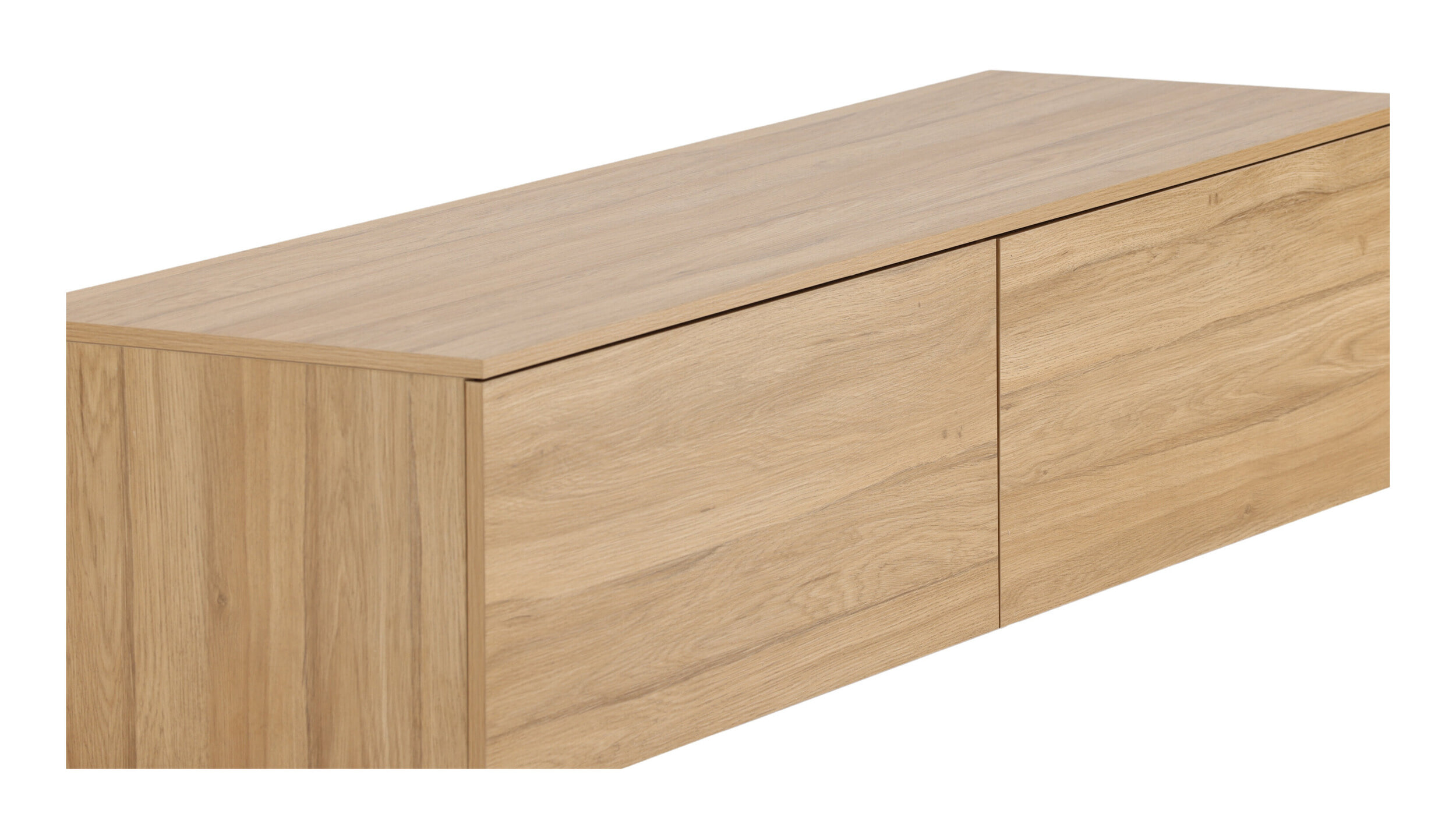 Nohr Zwevend TV-meubel 'Ericka' Eikenlook, 160cm, kleur Naturel
