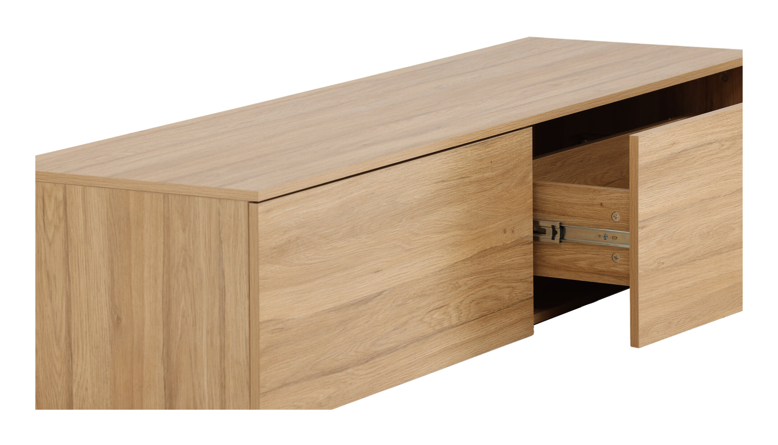 Nohr Zwevend TV-meubel 'Ericka' Eikenlook, 160cm, kleur Naturel