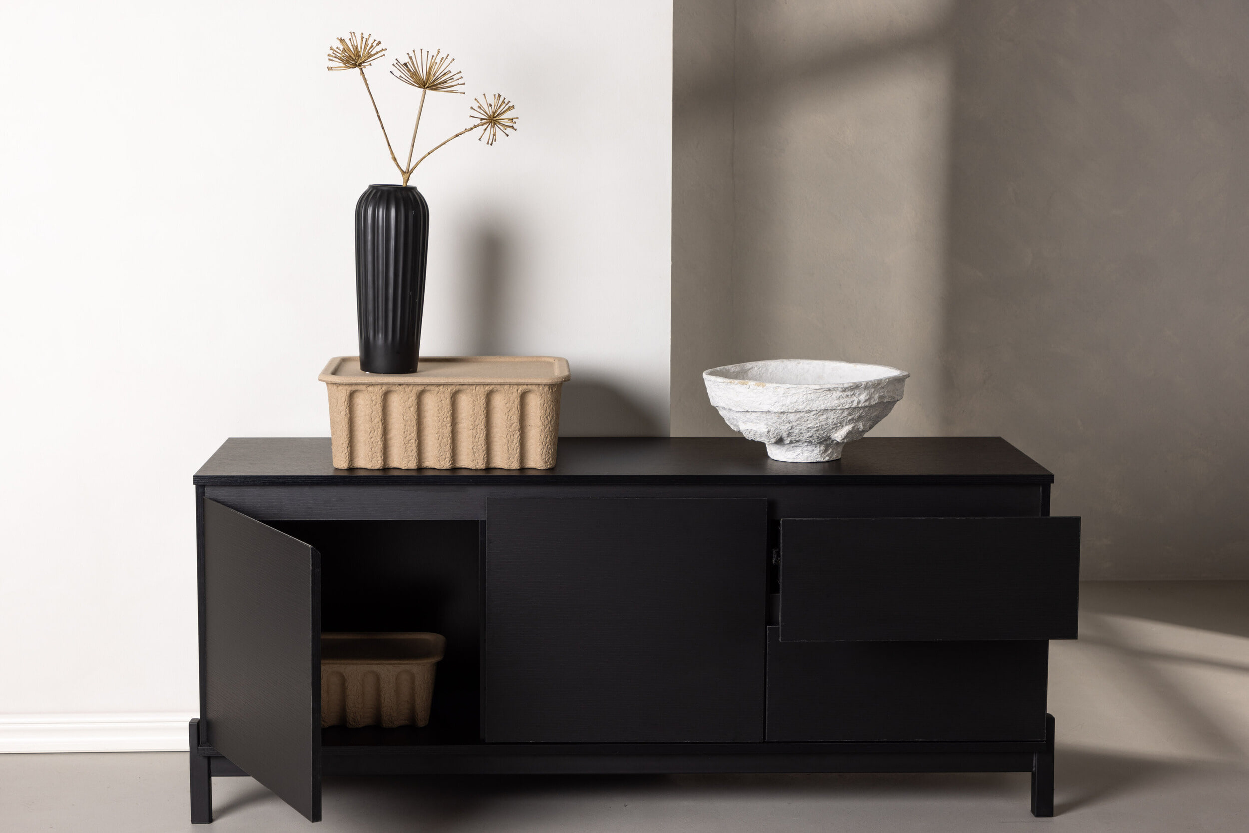 Nohr Dressoir 'Deven' 138cm, kleur Zwart