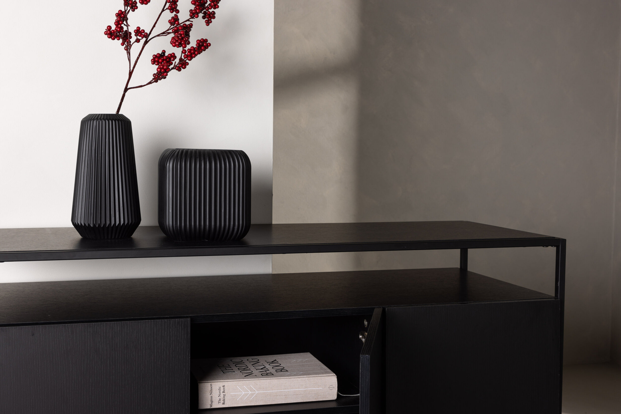 Nohr Dressoir 'Revecca' 120cm, kleur Zwart