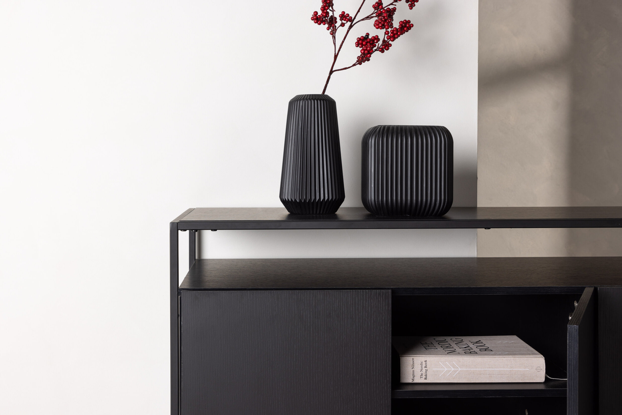 Nohr Dressoir 'Revecca' 120cm, kleur Zwart