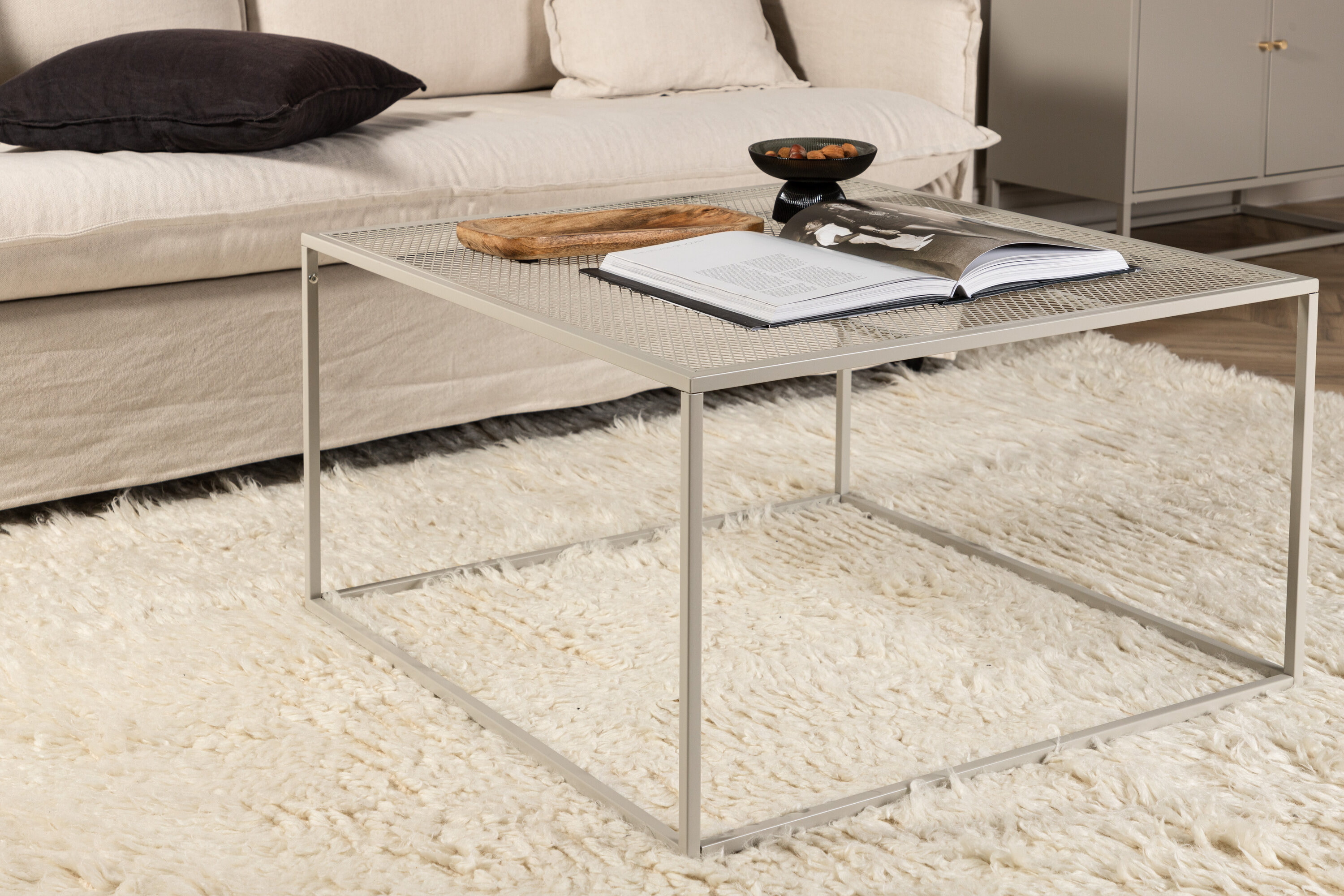 Nohr Salontafel 'Verity' 80 x 80cm, kleur Beige