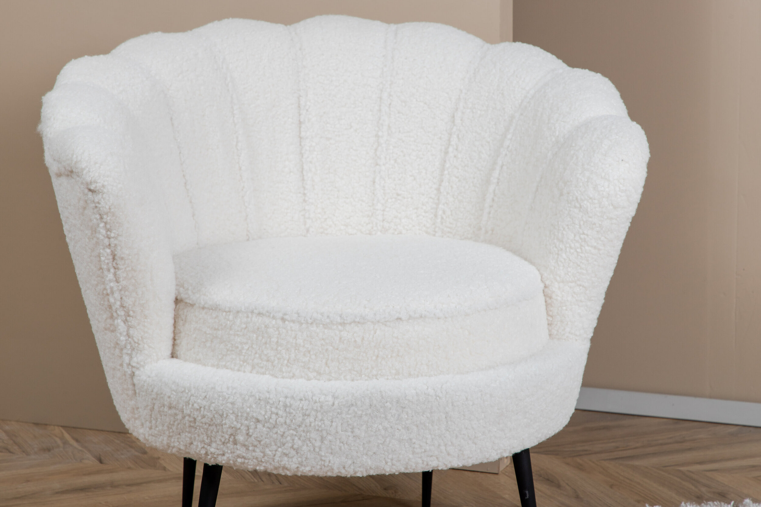 Nohr Fauteuil 'Yoni' Teddy, kleur Wit