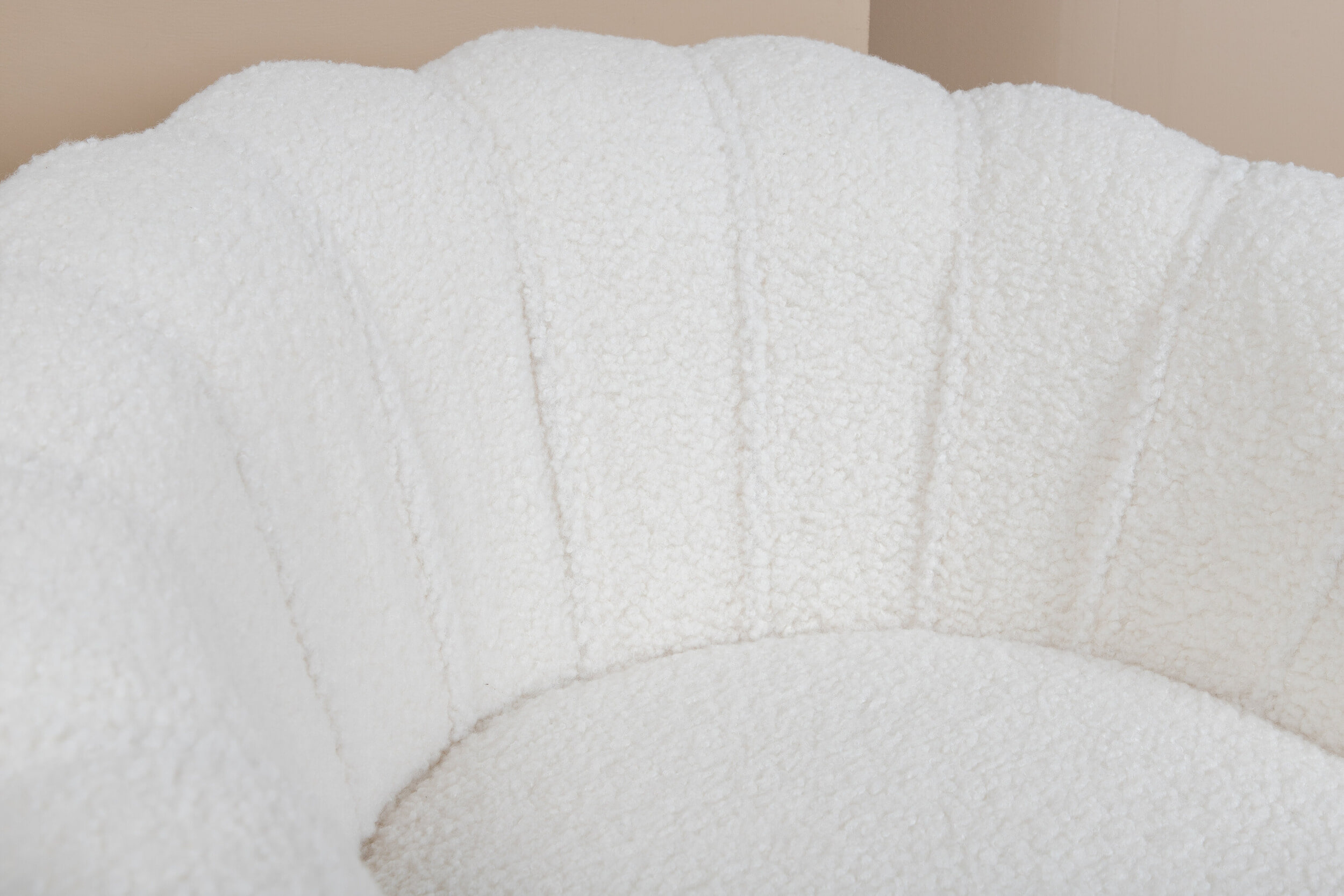Nohr Fauteuil 'Yoni' Teddy, kleur Wit