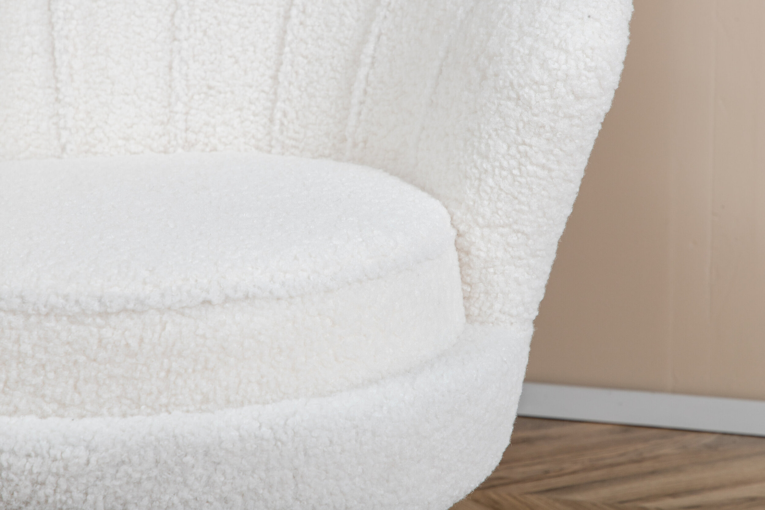 Nohr Fauteuil 'Yoni' Teddy, kleur Wit