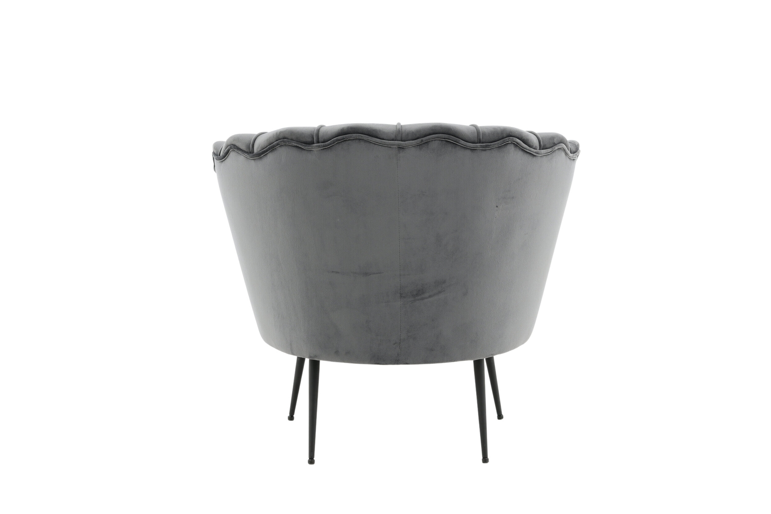 Nohr Fauteuil 'Yoni' Velvet, kleur Donkergrijs