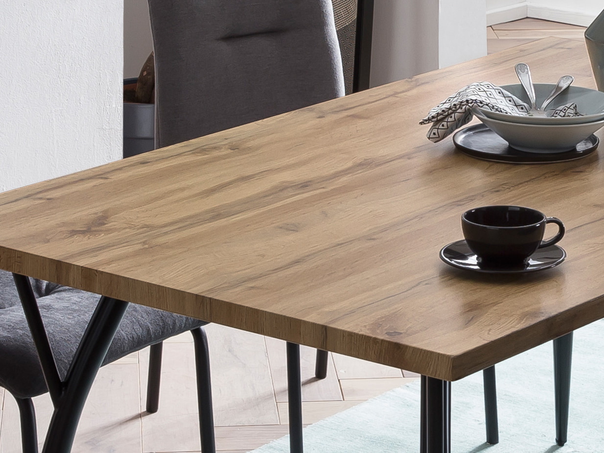Artistiq Eettafel 'Orrin' Eikenlook, 150 x 90cm