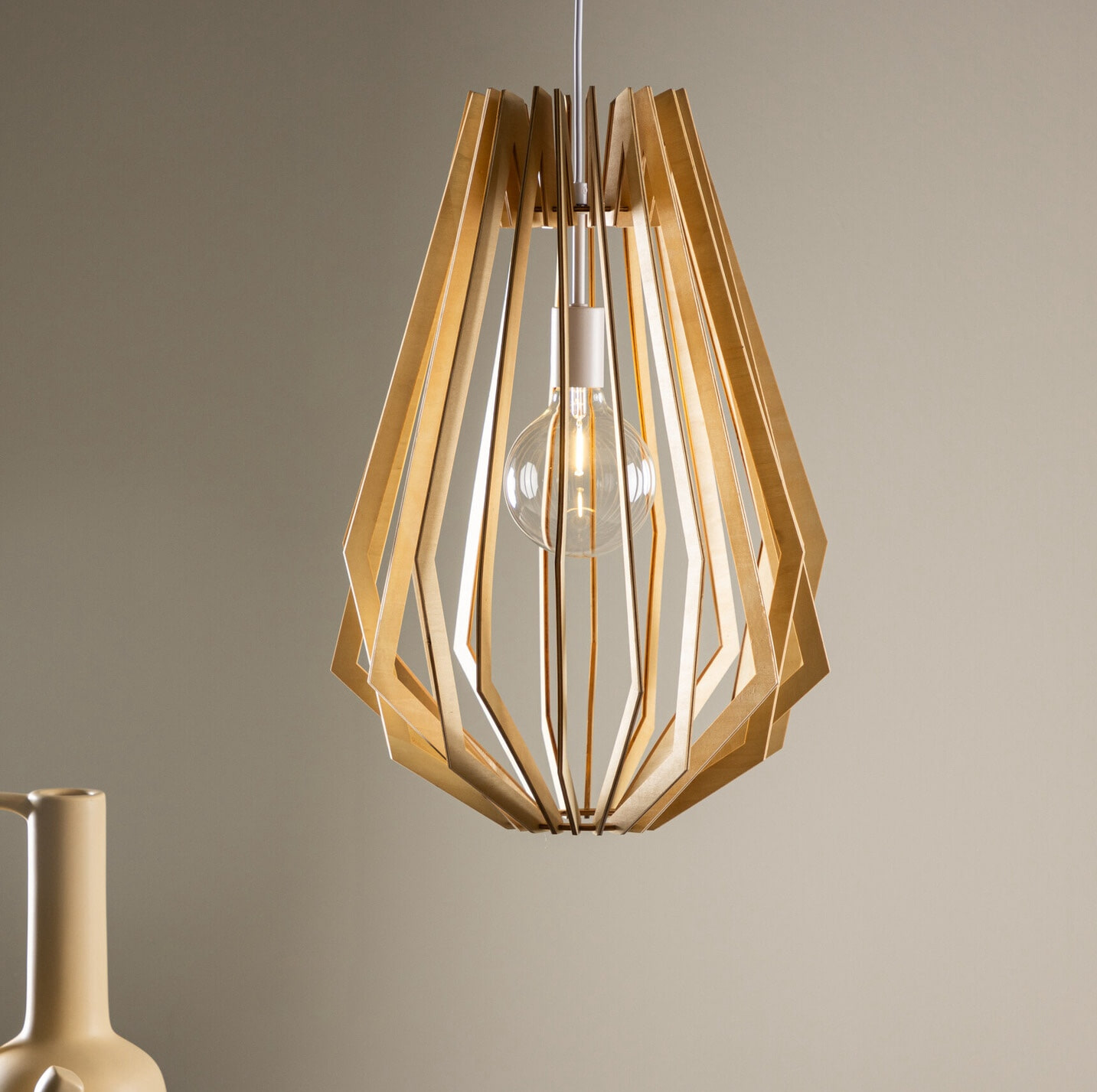 Nohr Hanglamp 'Markale' Hout