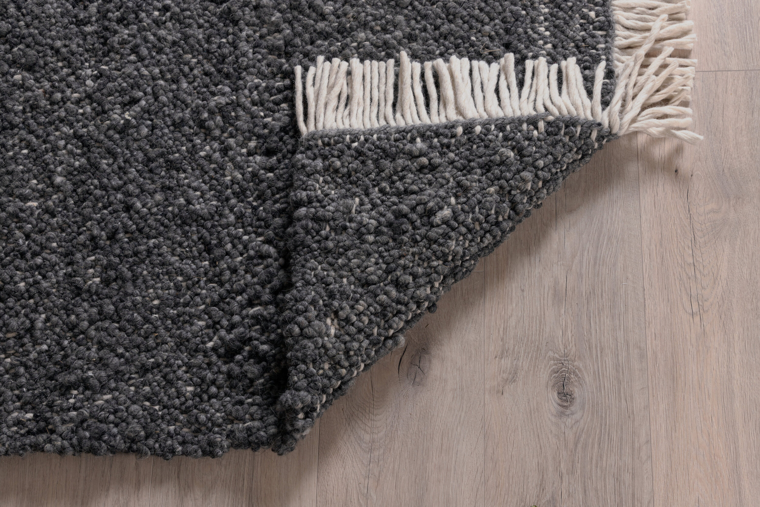 Nohr Vloerkleed 'Malary' Wol, 160 x 230cm, kleur Grijs