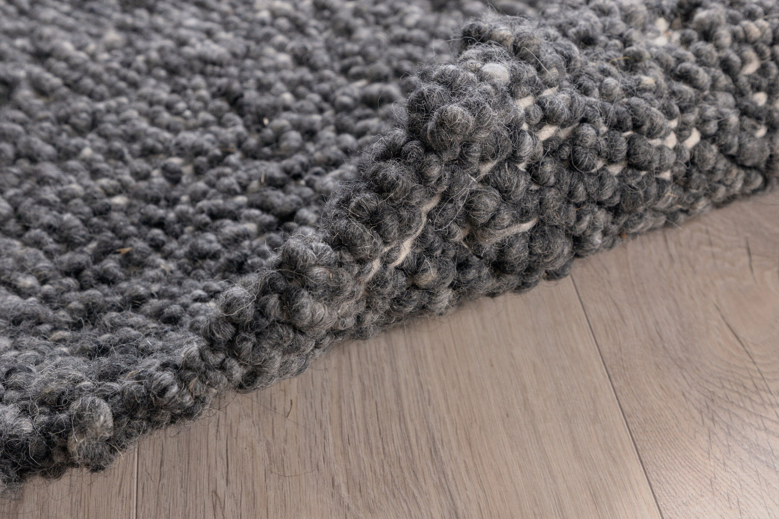 Nohr Vloerkleed 'Malary' Wol, 160 x 230cm, kleur Grijs
