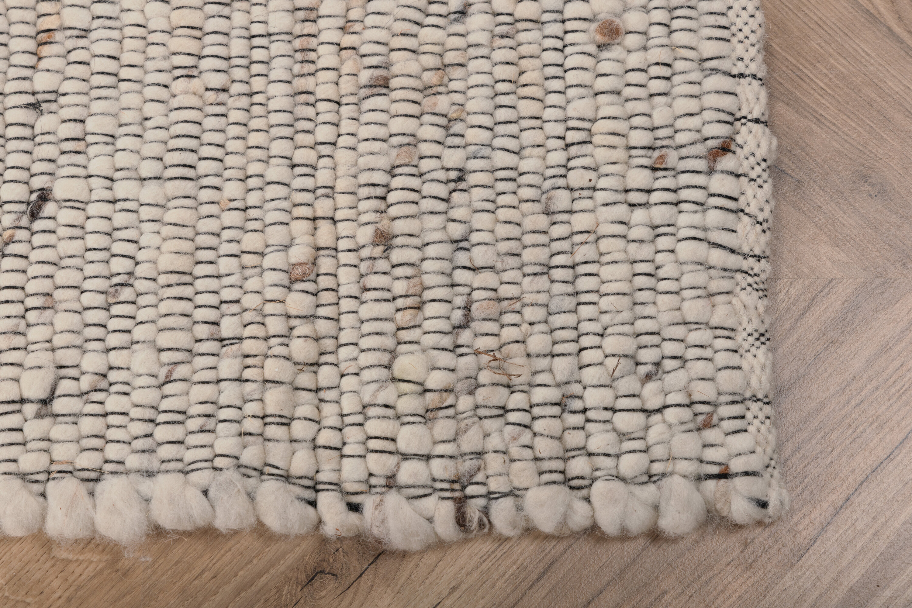 Nohr Vloerkleed 'Quintell' Wol, 200 x 300cm, kleur Beige