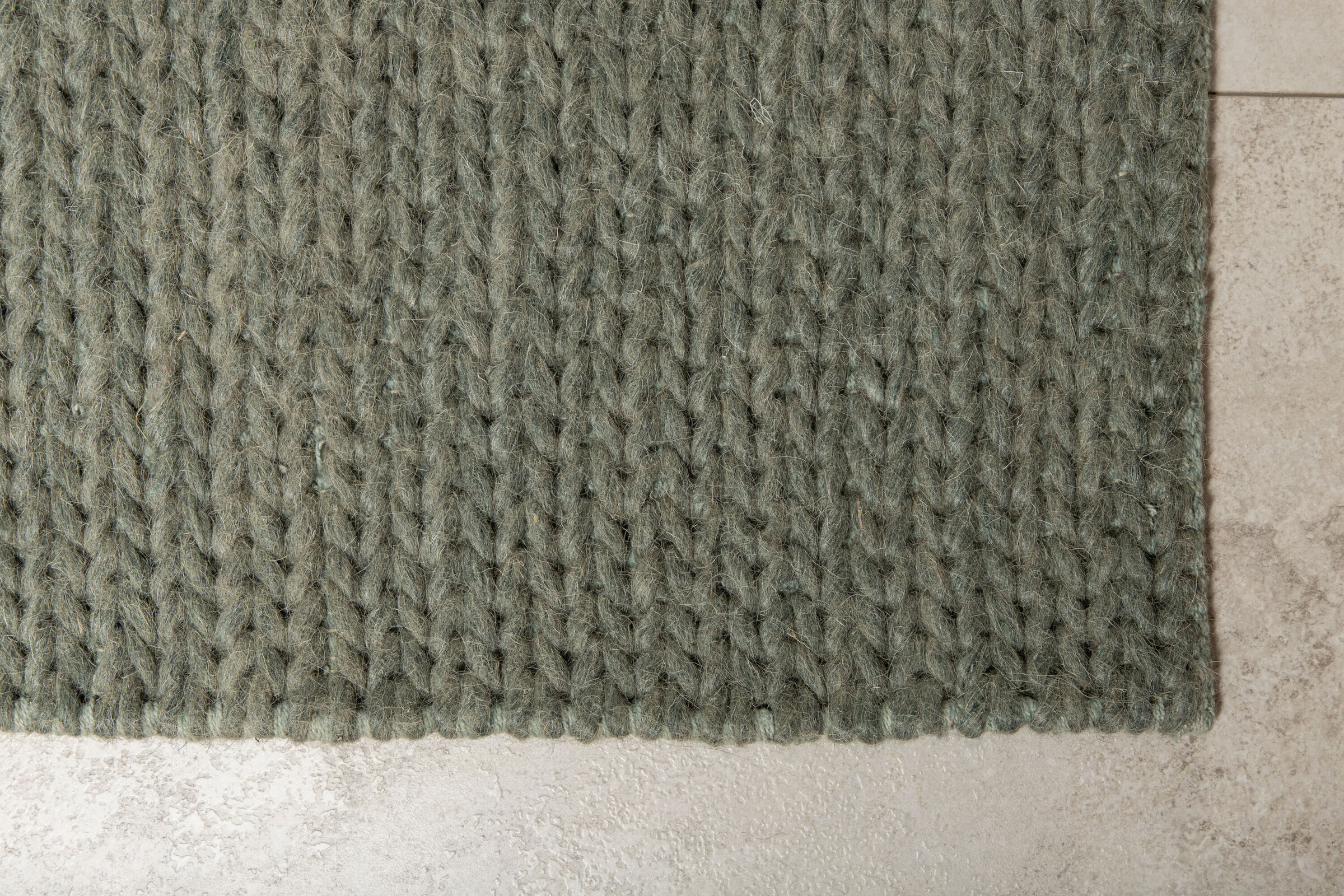 Nohr Vloerkleed 'Demetrious' Wol, 200 x 300cm, kleur Groen