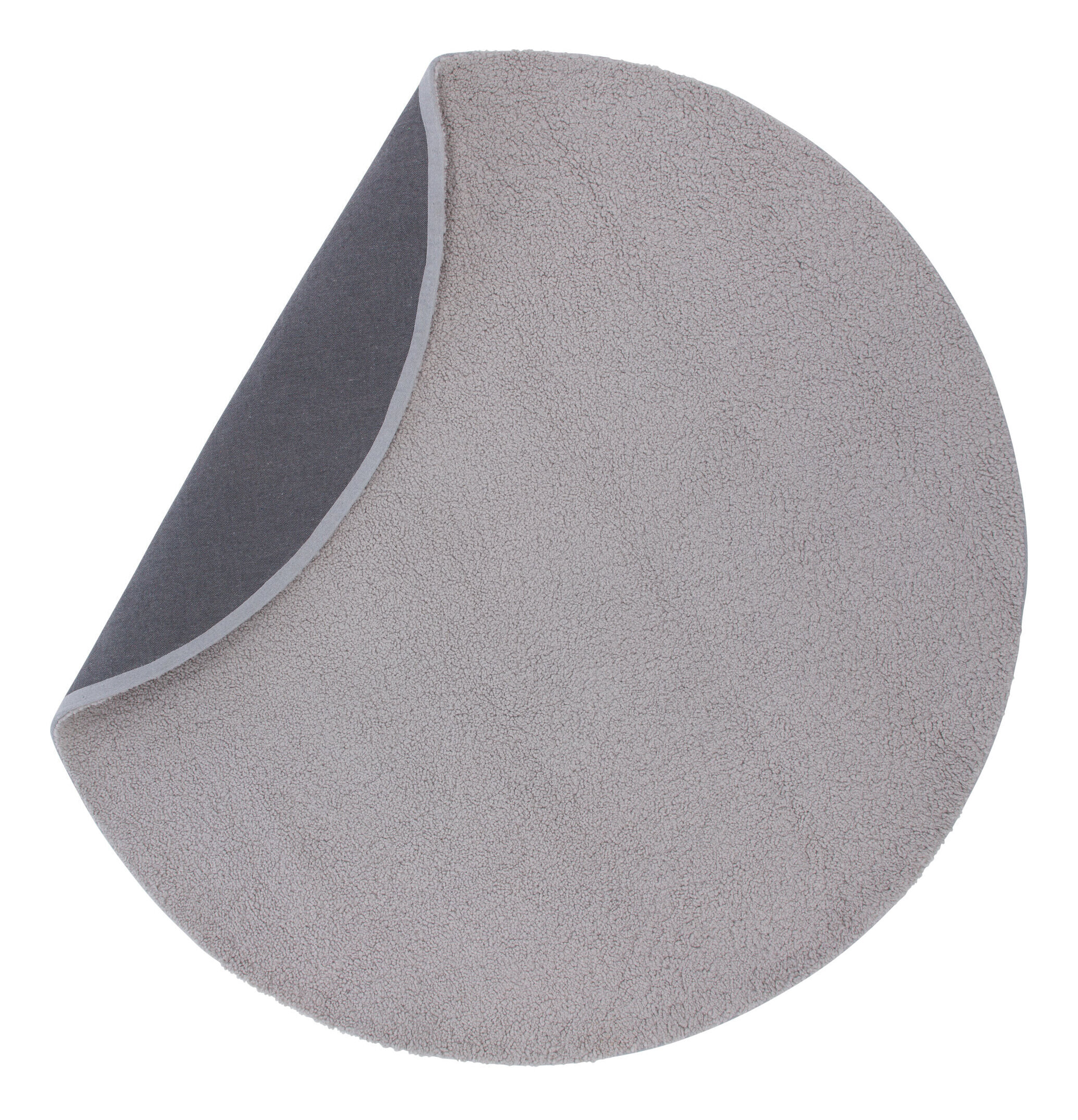 Nohr Rond Vloerkleed 'Lorenda' 200cm, kleur Grijs