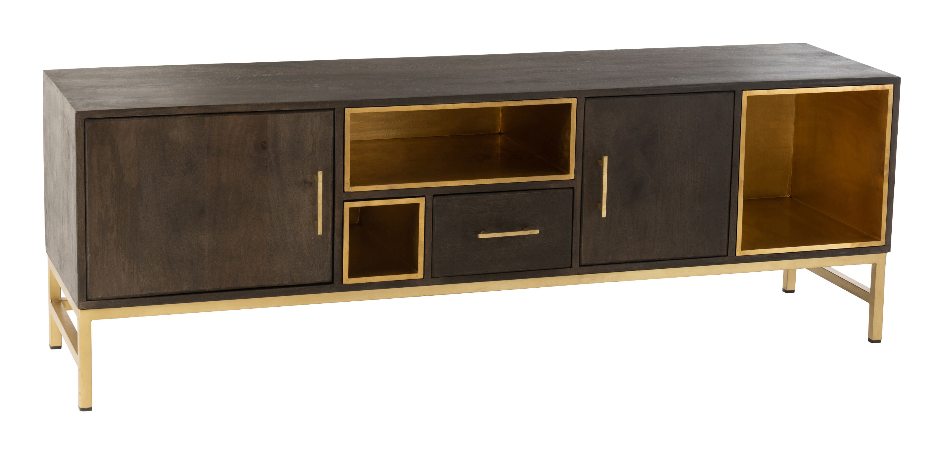 J-Line TV-meubel 'Donat' Mangohout, 180cm J-Line TV-meubel 'Donat' Mangohout, 180cm
