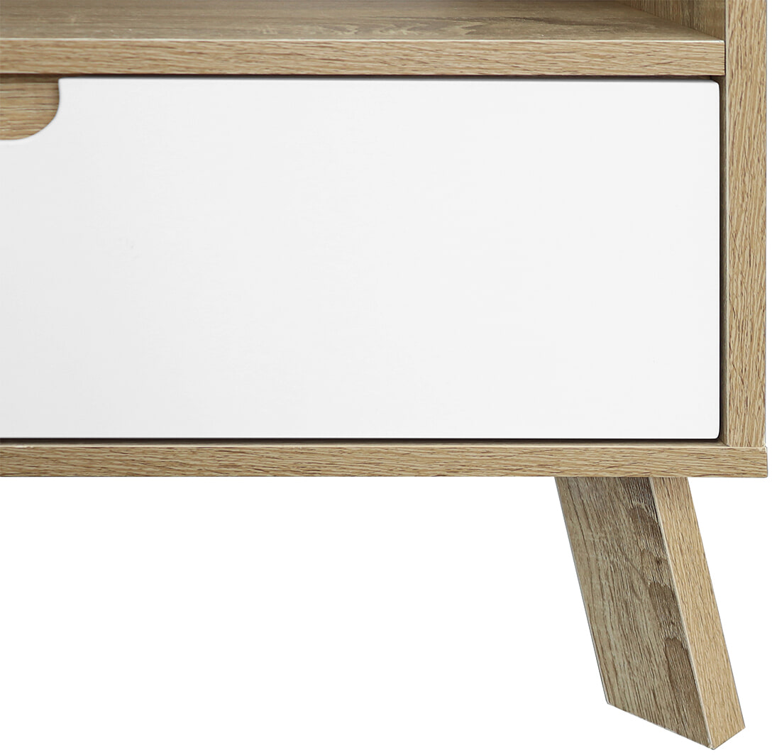 Artistiq TV-meubel 'Gonzalo' 140cm, kleur Naturel / Wit