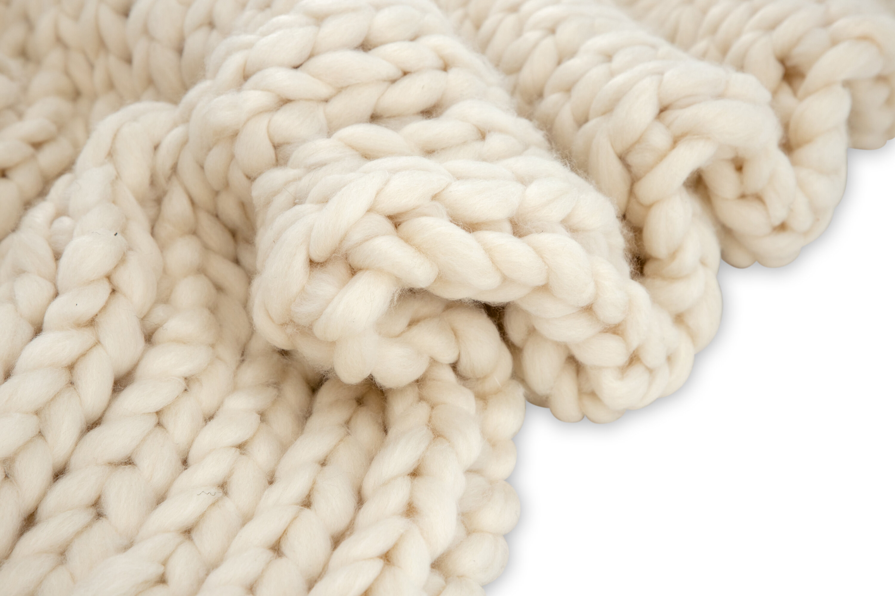 Nohr Plaid 'Alvis' 170 x 130cm, kleur Beige