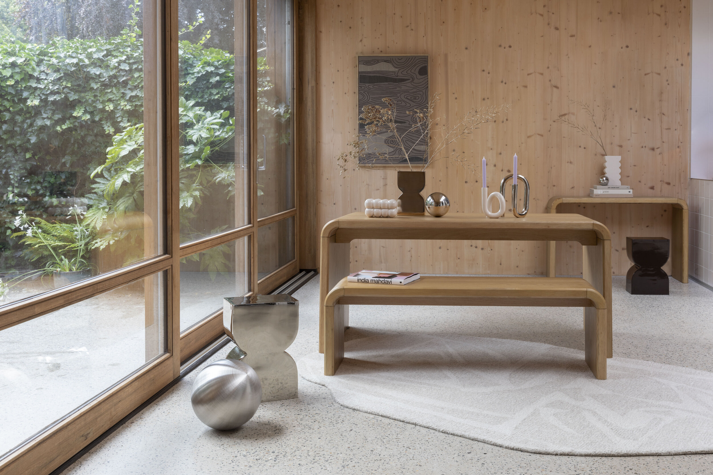 Zuiver Eetkamerbank 'Brave' Eiken en rubberhout, 140cm