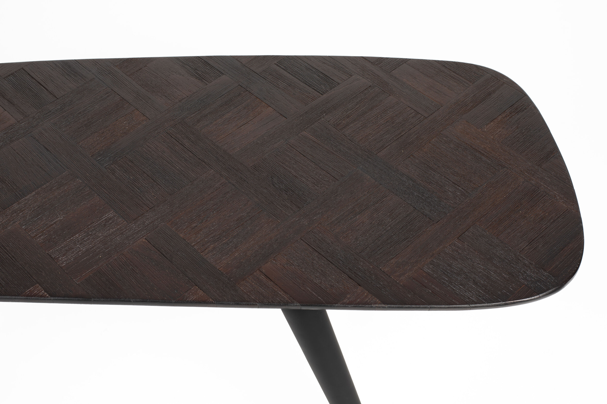 ZILT Halbankje 'Yasmijn' Teakhout, Asymmetrisch, 118cm