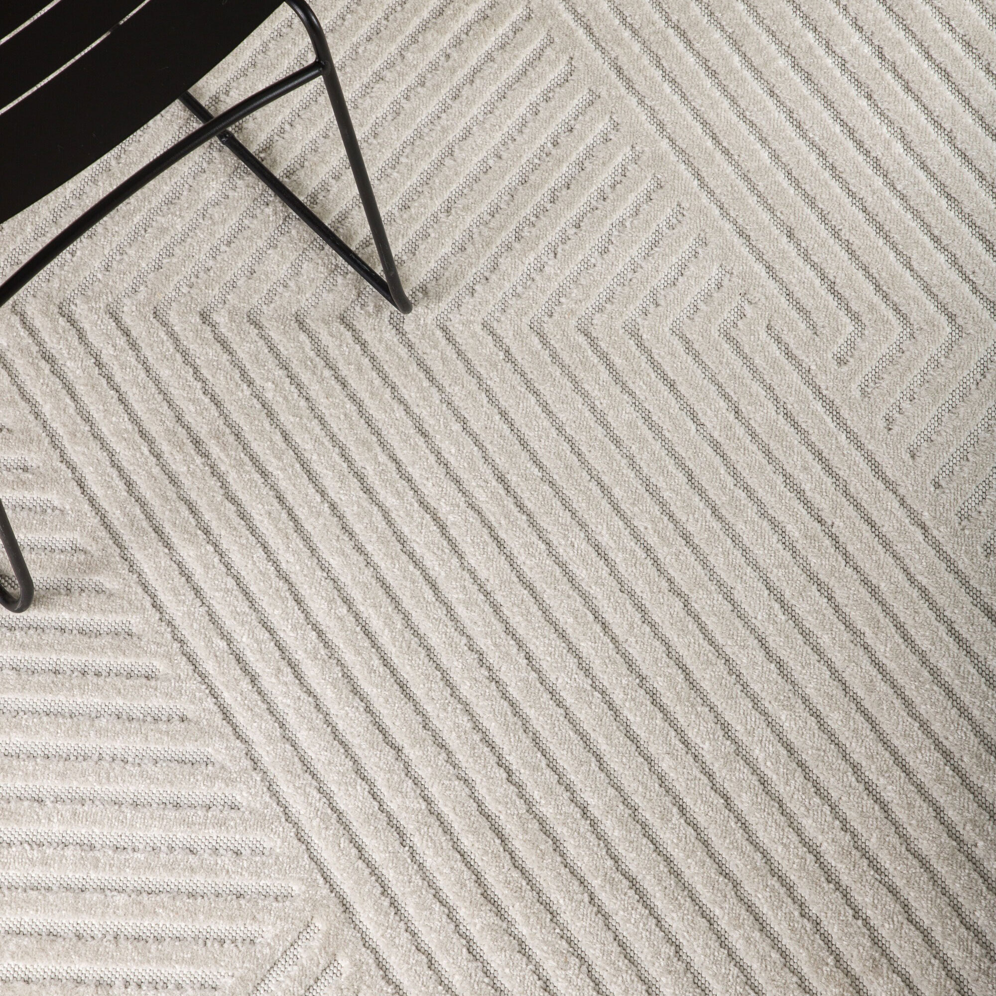 Nohr Vloerkleed 'Auburn' kleur Off White