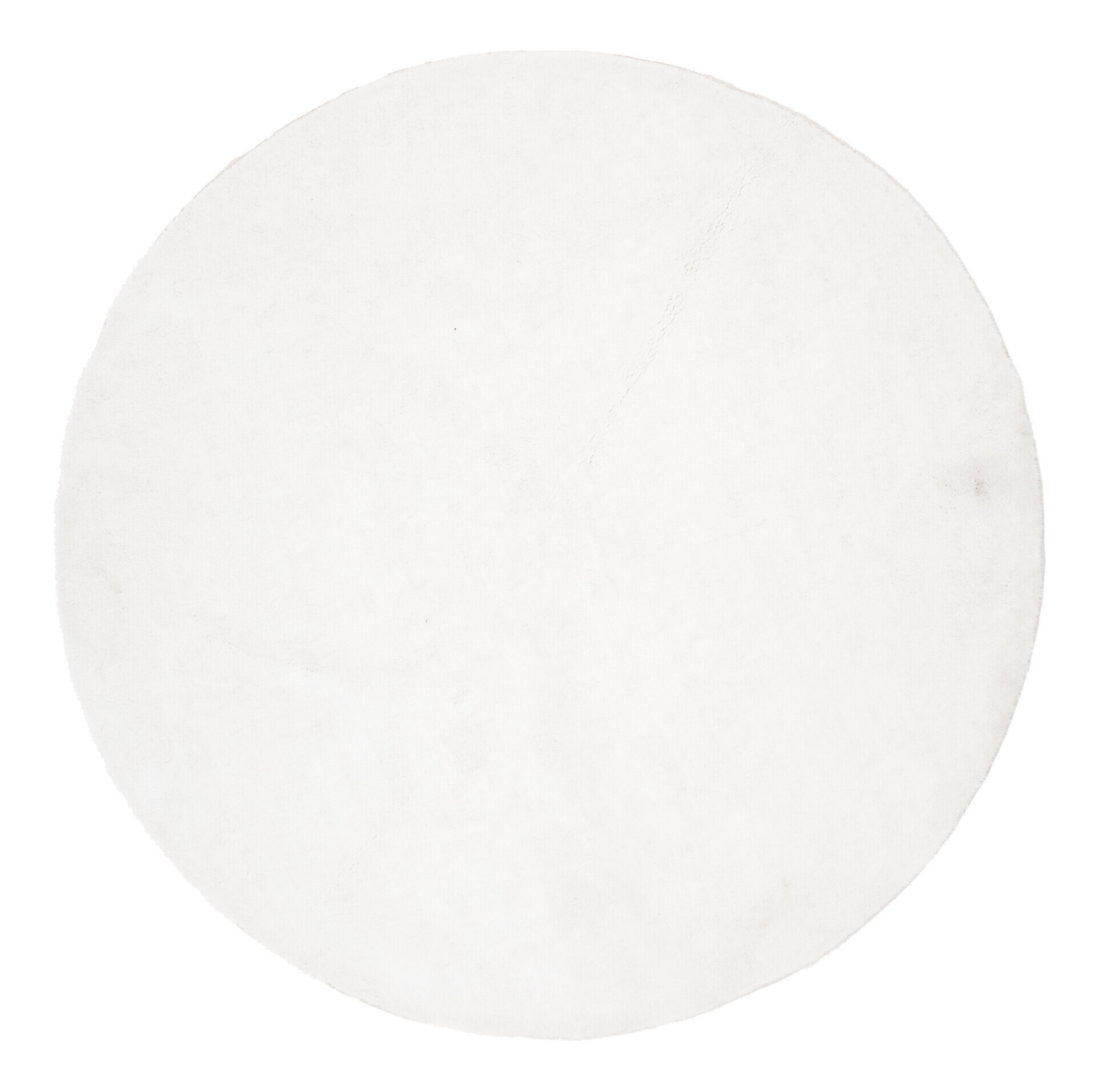 Nohr Rond Vloerkleed 'Les' 200cm, kleur Wit