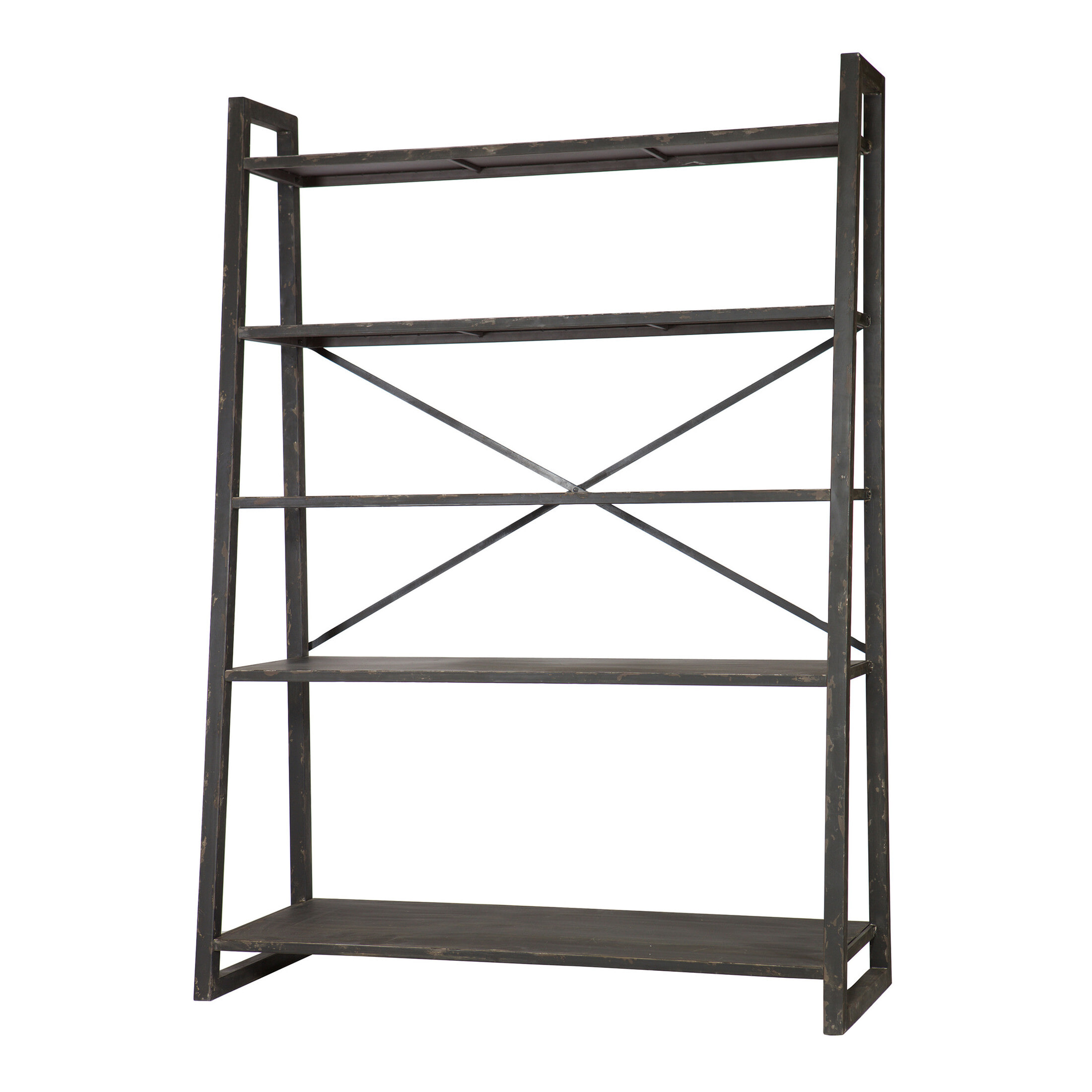 BePureHome Metalen Wandrek 'Splurge' kleur zwart BePureHome Metalen Wandrek 'Splurge' kleur zwart