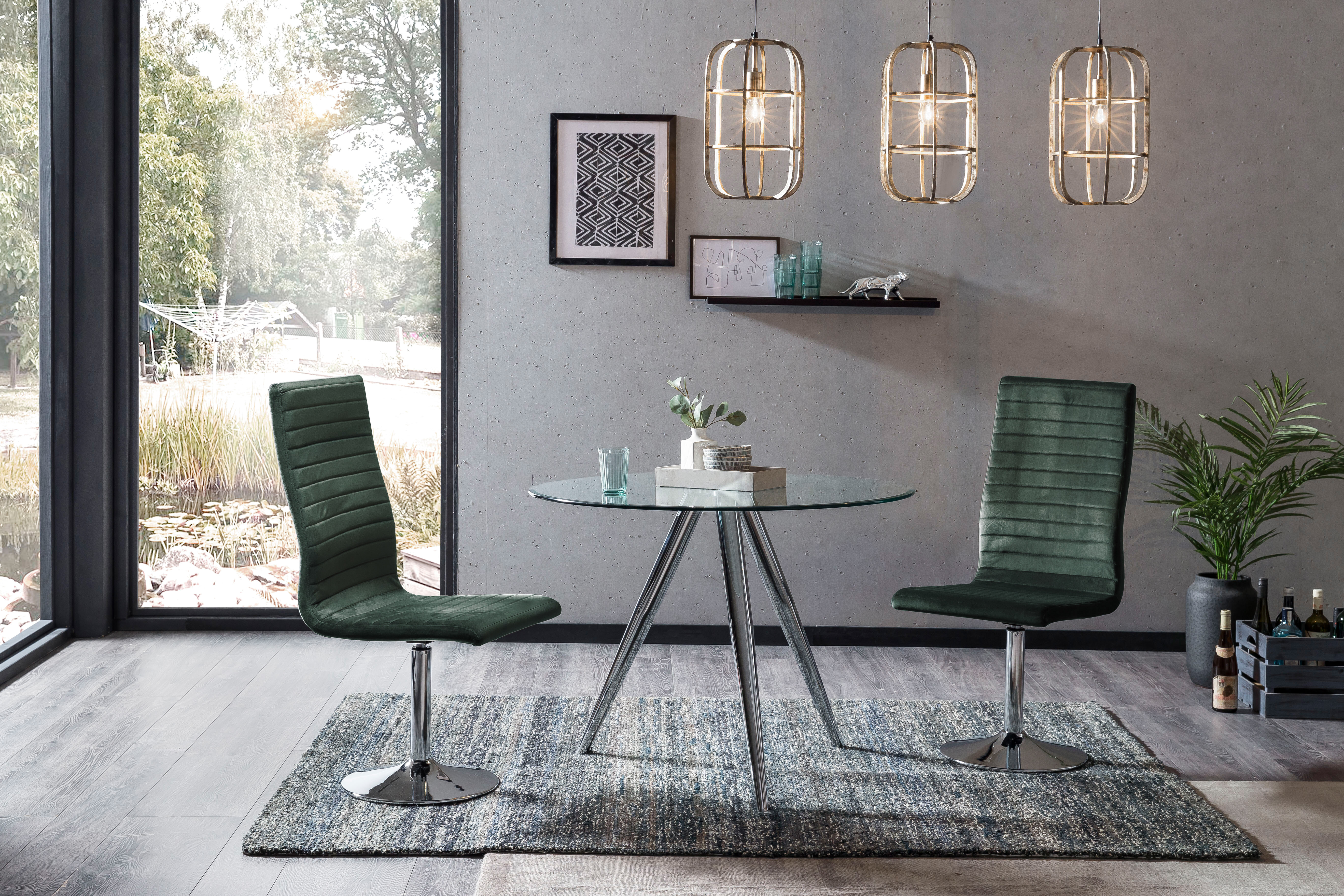 Artistiq Ronde Glazen Eettafel 'Shanna' 100cm
