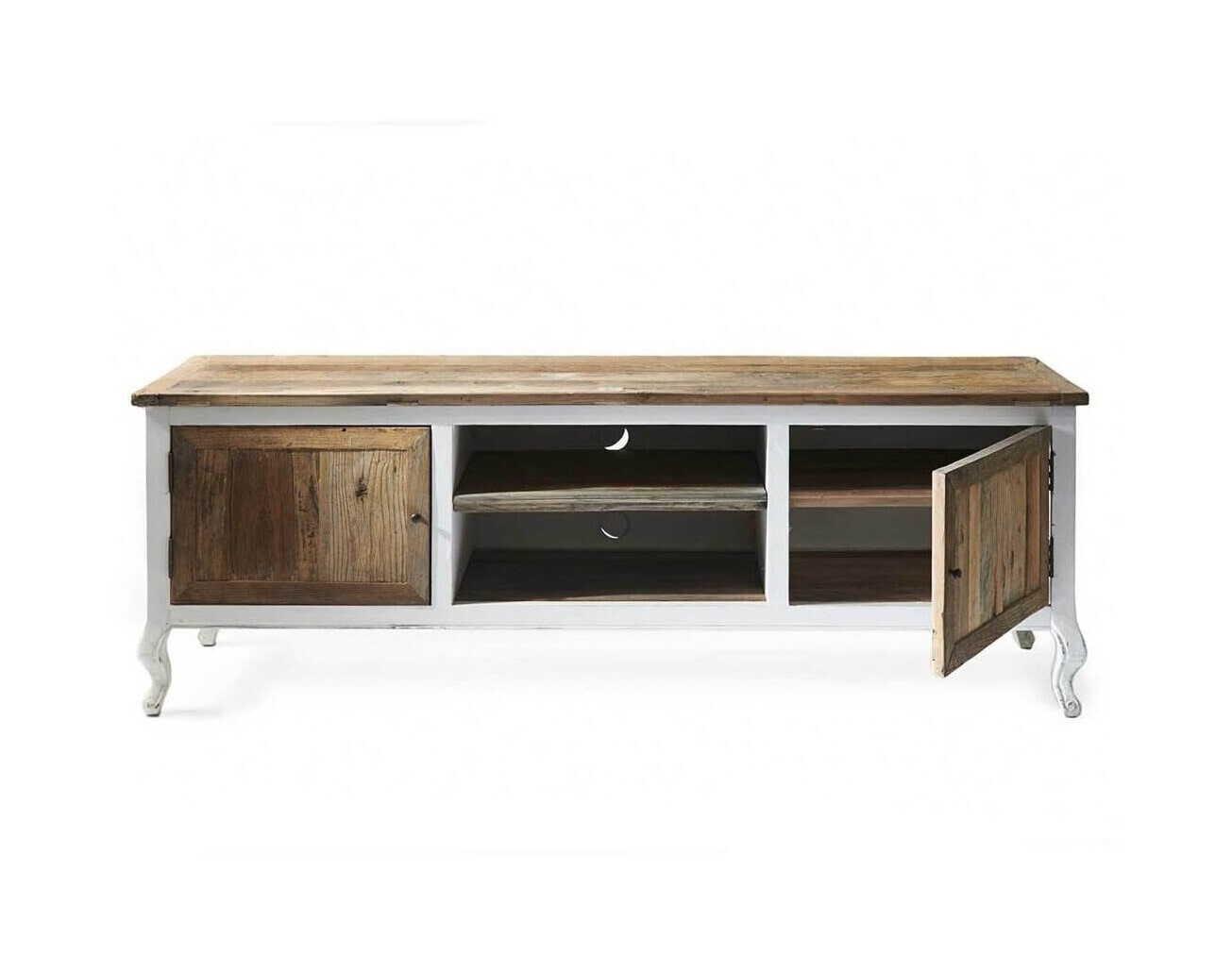 Rivièra Maison TV-meubel Driftwood 180cm - Hout,Wit